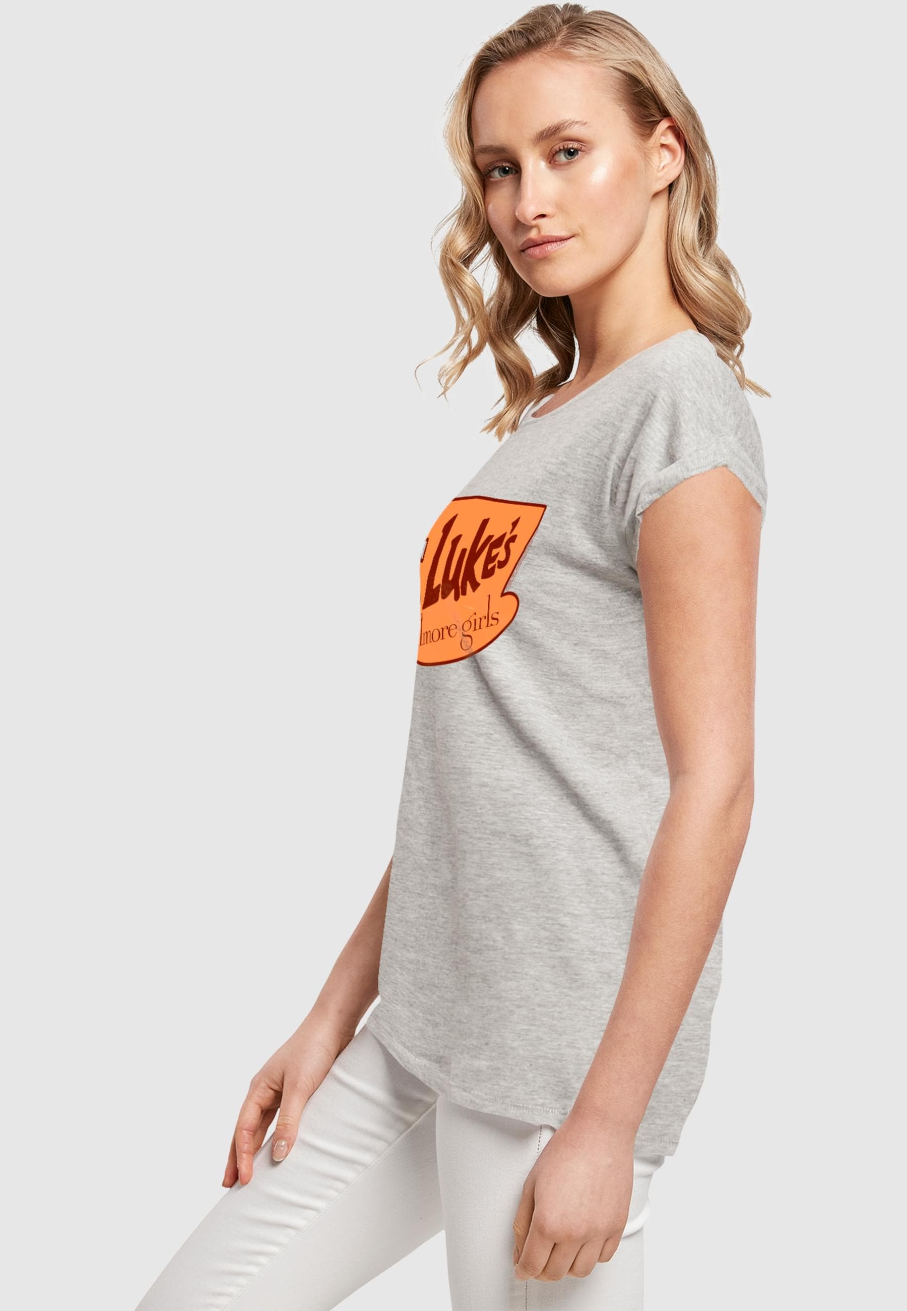 ABSOLUTE CULT T-Shirt »ABSOLUTE CULT Ladies Gilmore Girls - Luke's Logo T-Shirt«, (1 tlg.)