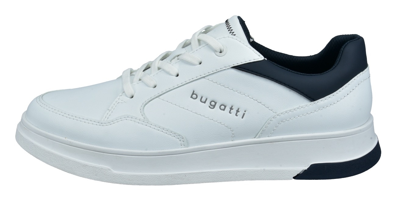 bugatti Sneaker, mit modischen Ziernähten, Freizeitschuh, Halbschuh, Schnürschuh