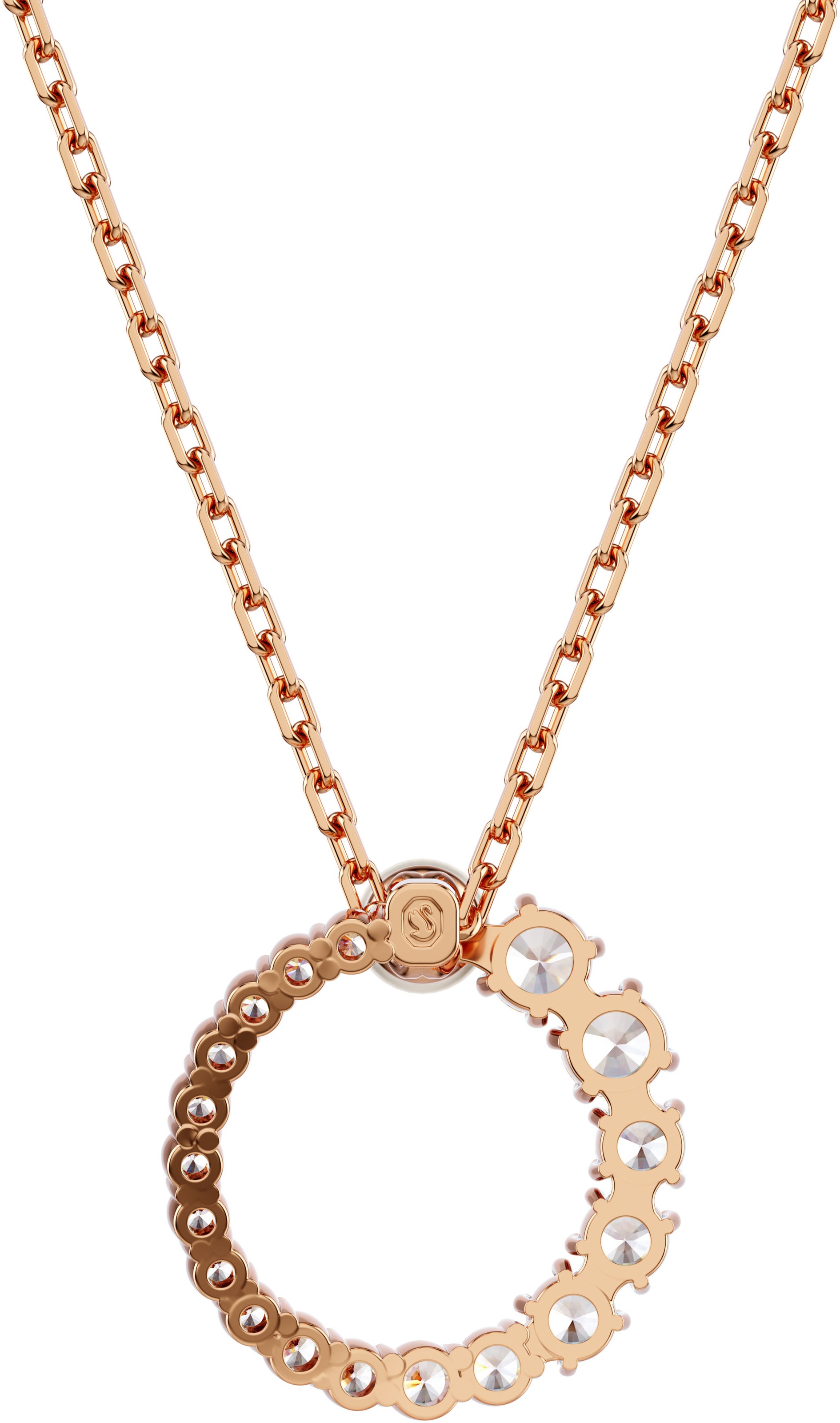 Swarovski Kette mit Anhänger »Schmuck Geschenk Halskette Matrix, 5688751, 5692265«, mit Swarovski® Zirkonia (synth.) - mit Swarovski® Perle