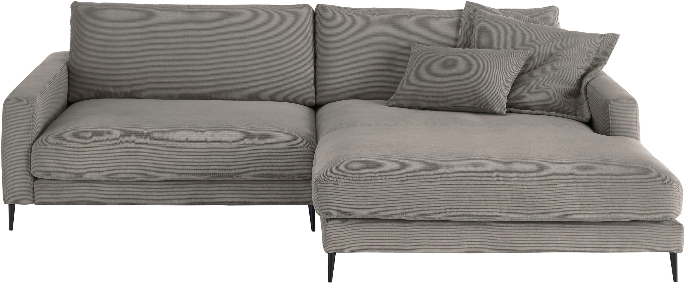 INOSIGN Ecksofa "Downtown, B/T/H: 272/190/84 cm L-Form", weicher Sitzkomfor günstig online kaufen