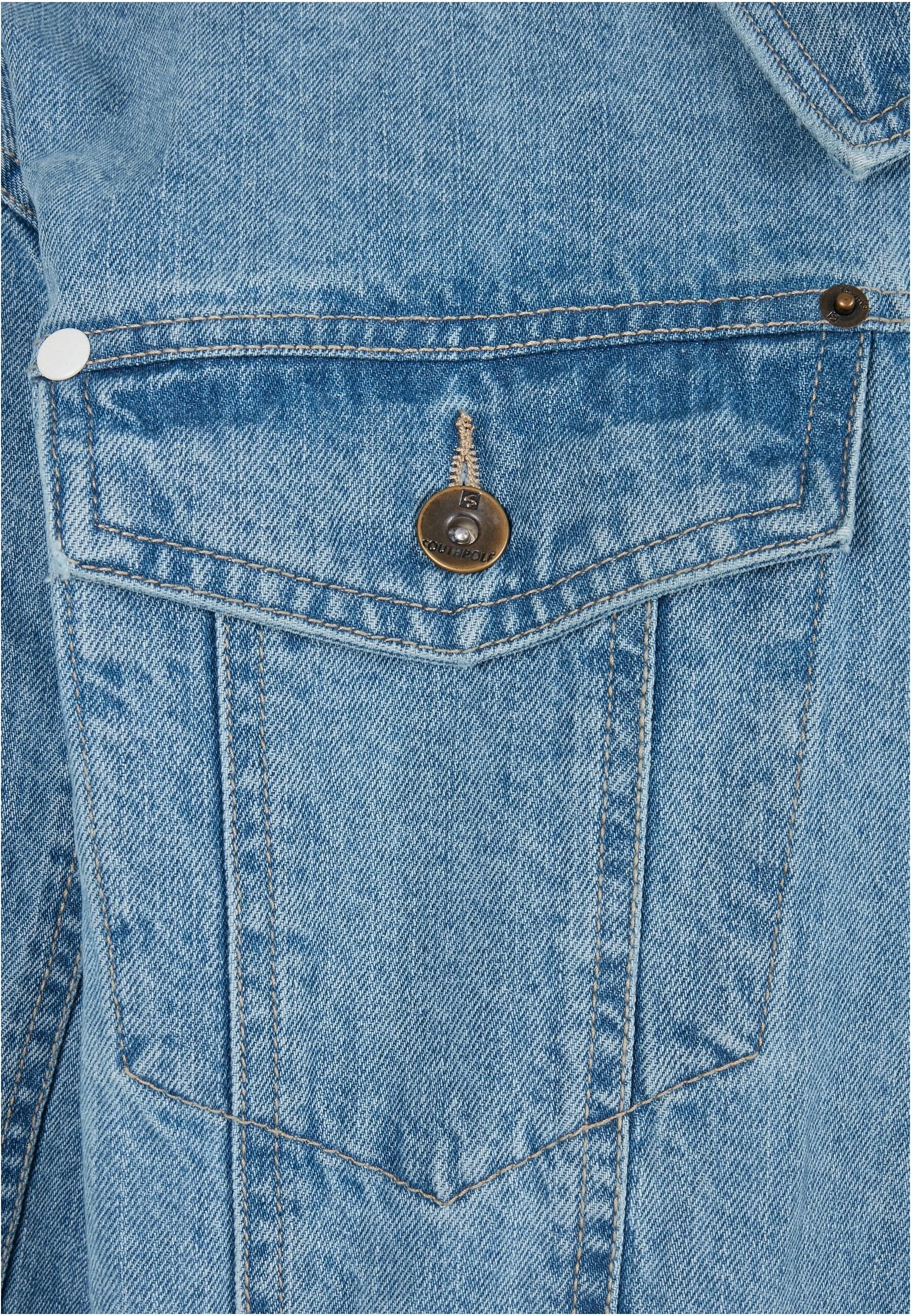 Southpole Allwetterjacke »Southpole Herren Southpole Script Denim Jacket«, (1 St.), ohne Kapuze