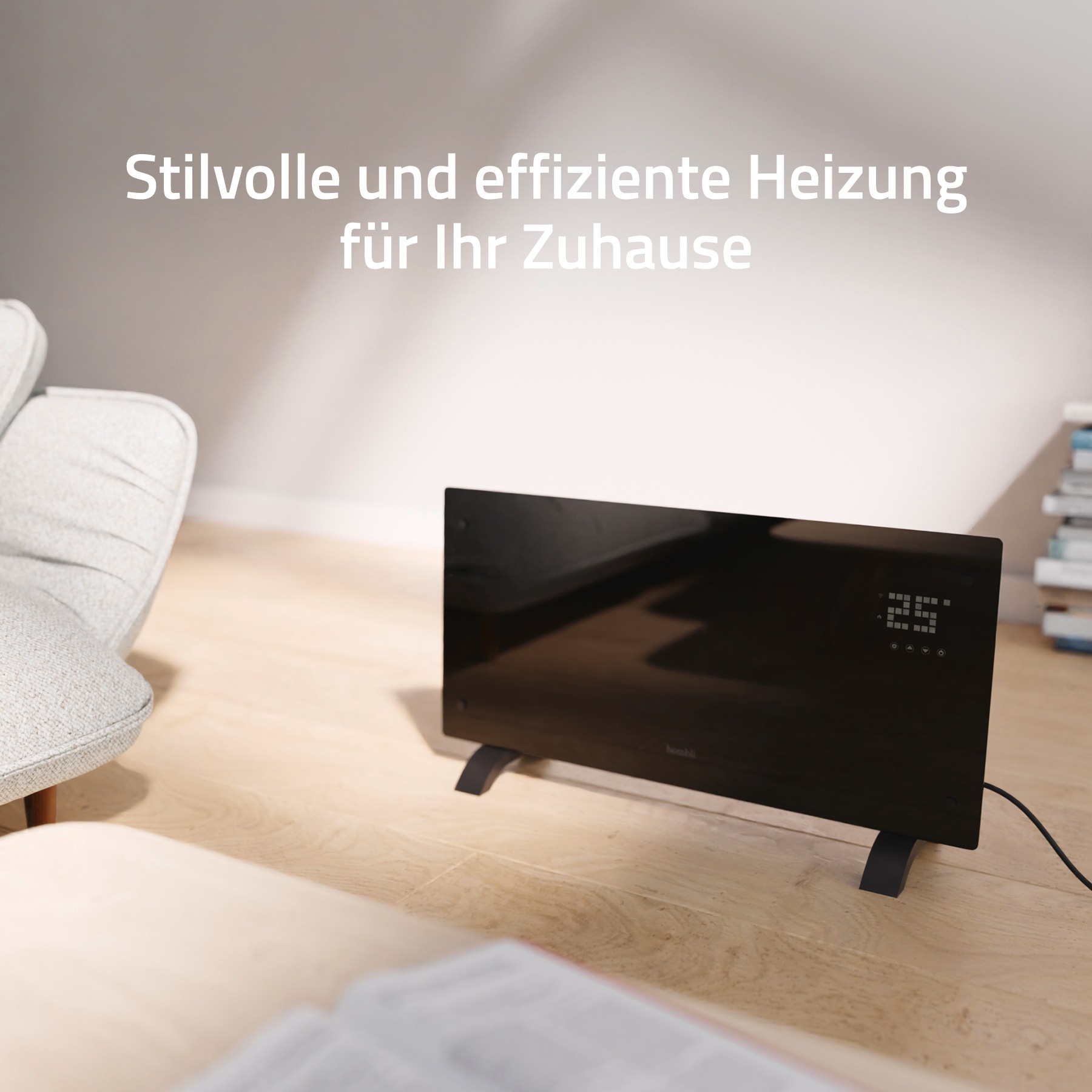 Hombli Smart-Home-Zubehör »Glass Convection Heater«, 2000 W