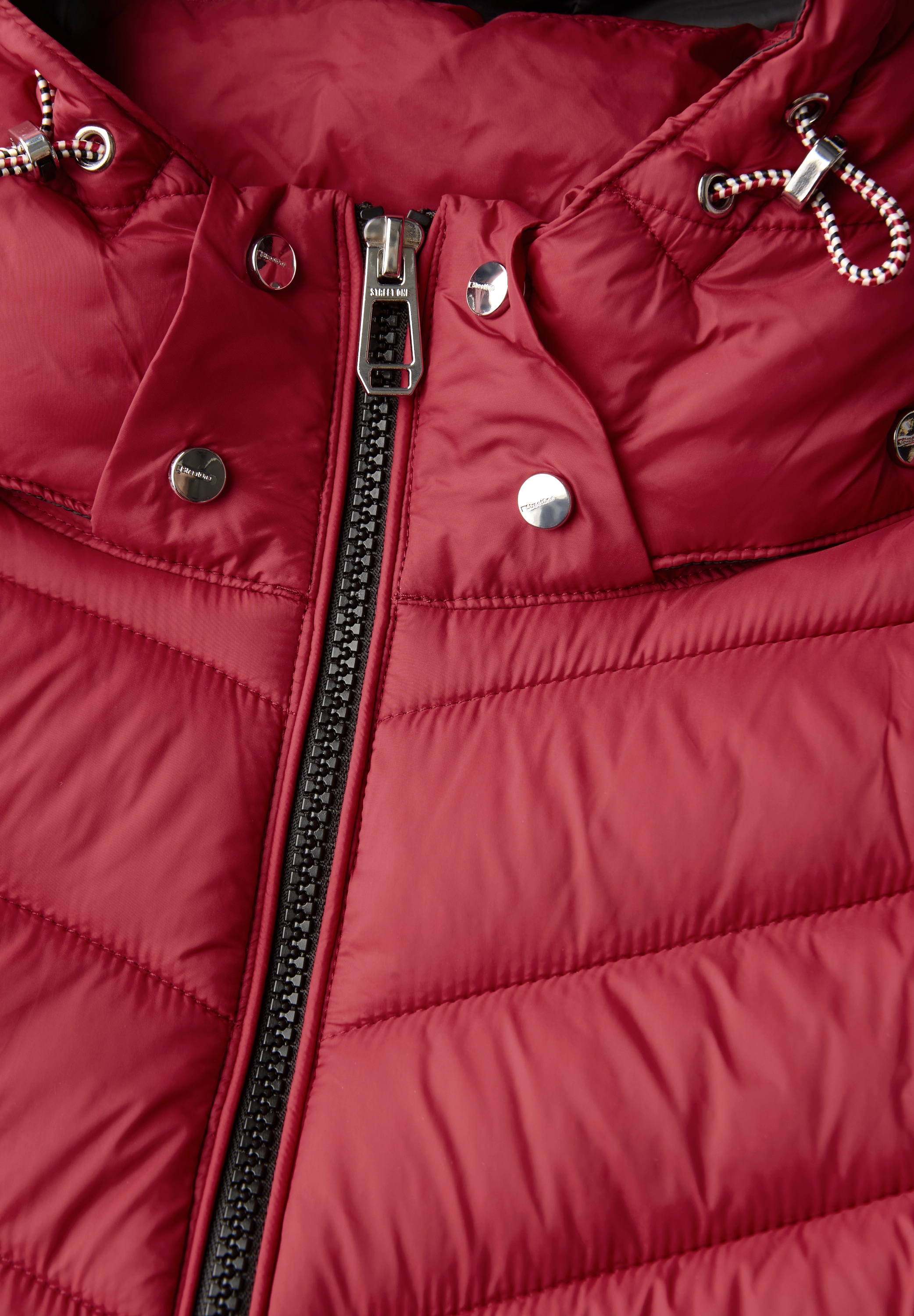 STREET ONE Steppjacke, mit Kapuze, mit Kapuze mit Gummizug
