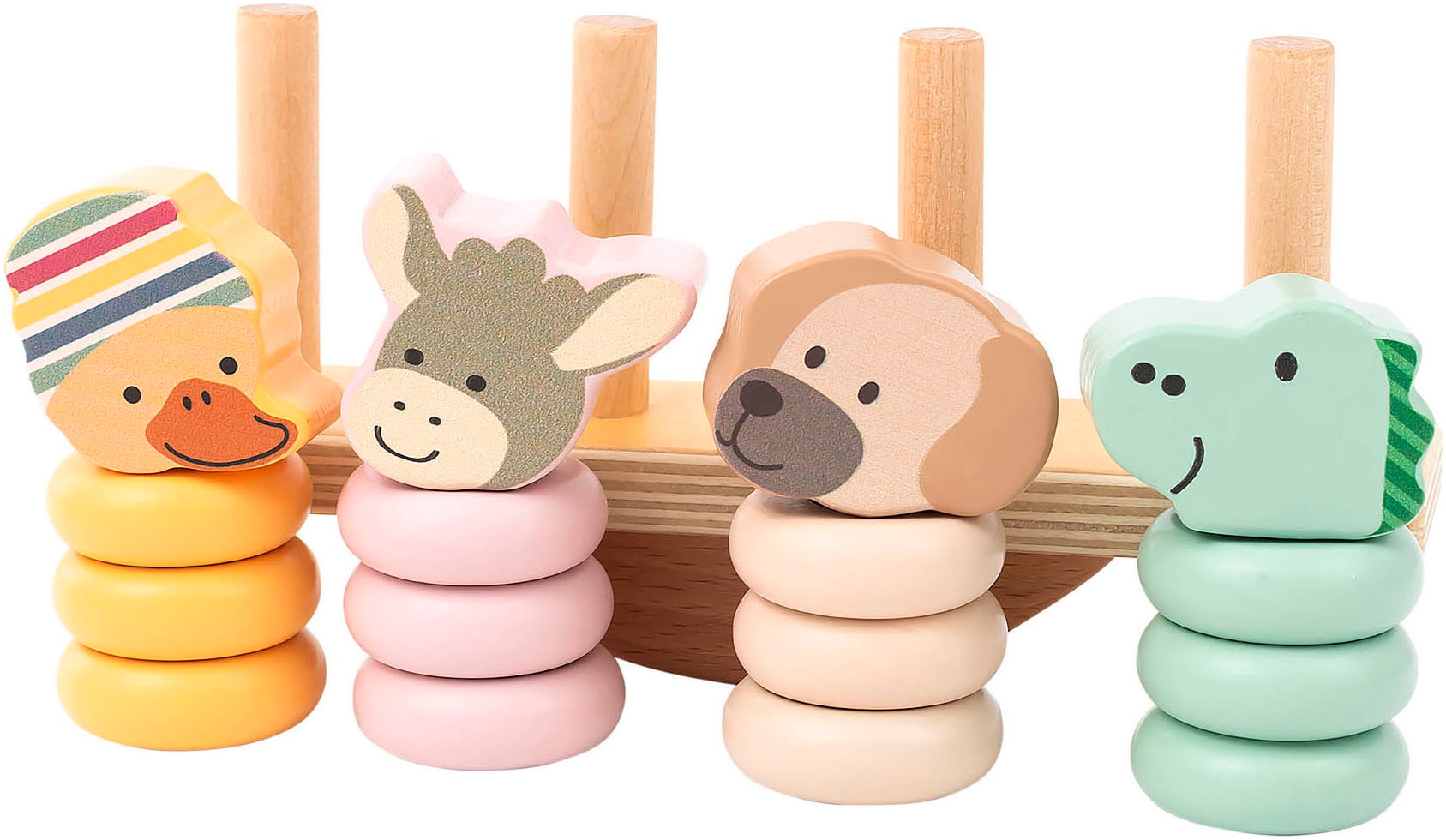 Sterntaler® Stapelspielzeug »Balancierspiel Holz« FSC® - schützt Wald