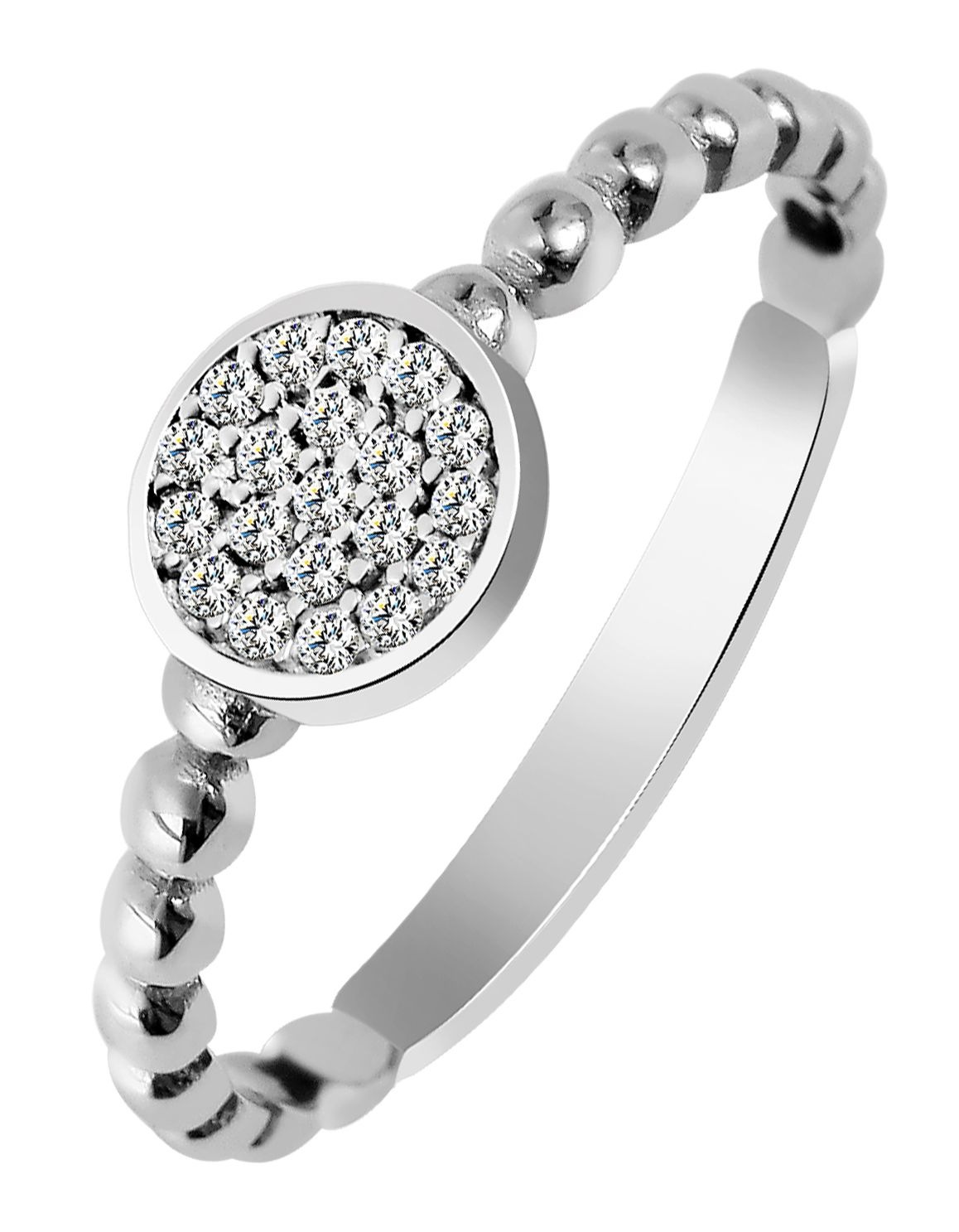 Fingerring ADELIA´S "Damen Ring aus 925 Silber mit Zirkonia" Gr. 58, silber, Fingerringe, Damen, 58, Silber 925 (Sterlingsilber), Fingerring 6