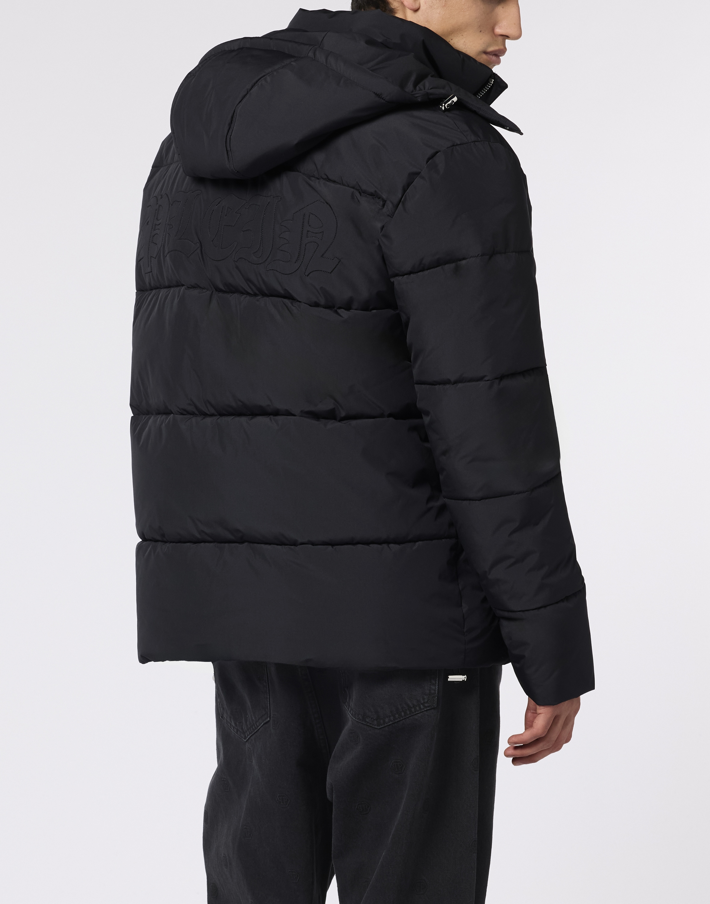 PHILIPP PLEIN Winterjacke »Nylon Puffer Jacket Gothic Plein«