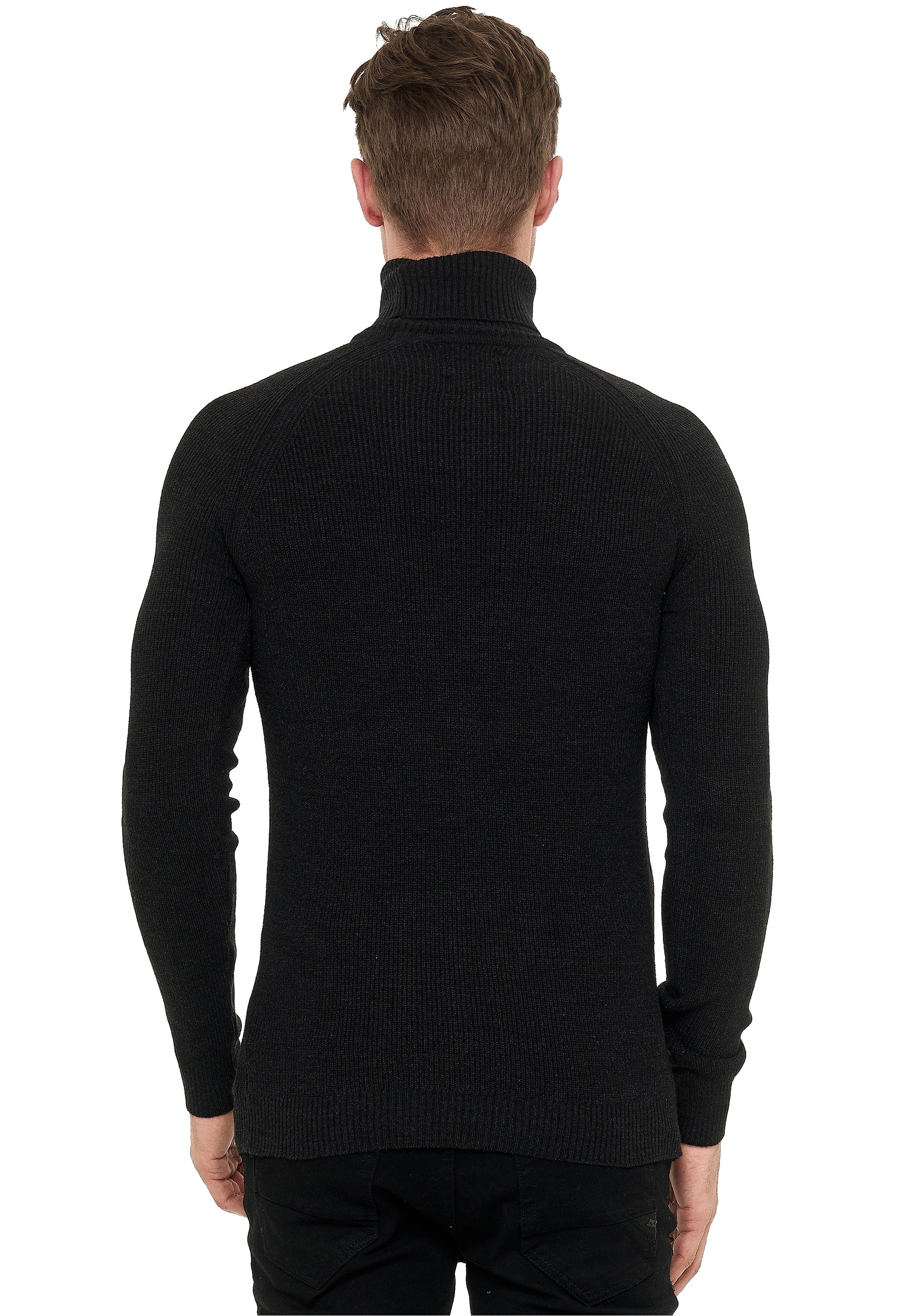 Rusty Neal Rollkragenpullover, mit stilvollem Hochkragen
