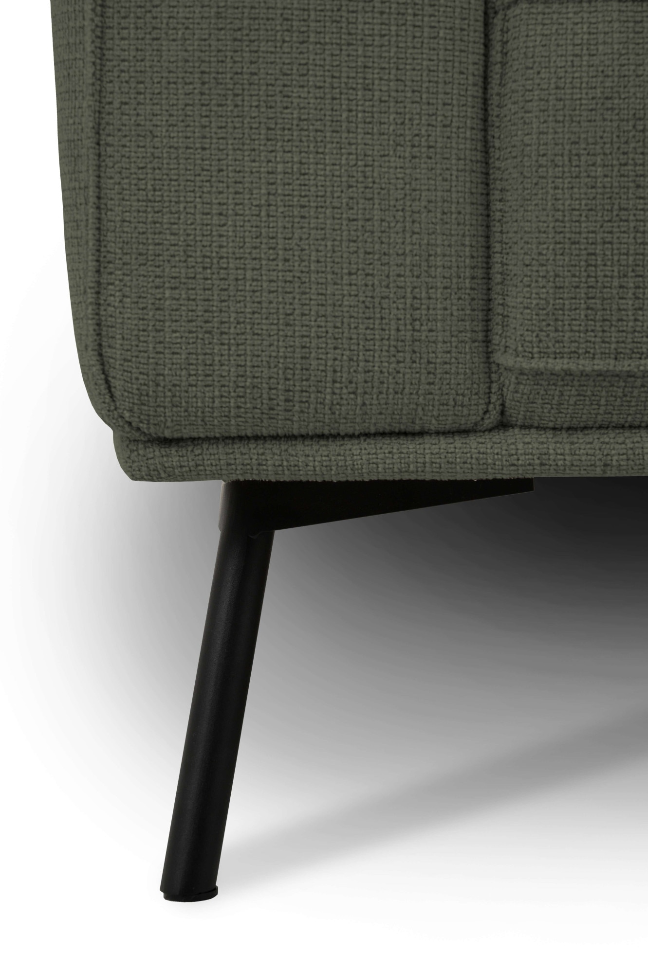 andas Ecksofa »Vosby«, Breite 260 cm, Chenille, mit dekorativer Kedernaht
