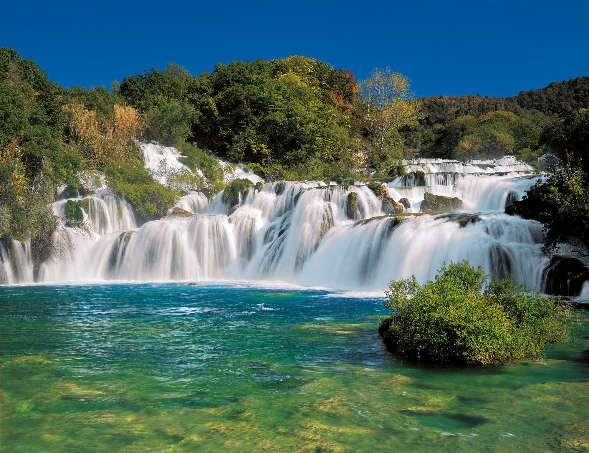 Komar Fototapete »Fototapete«, Fototapete | BAUR - x 254 368 Raten auf Falls Krka - bedruckt, cm Größe