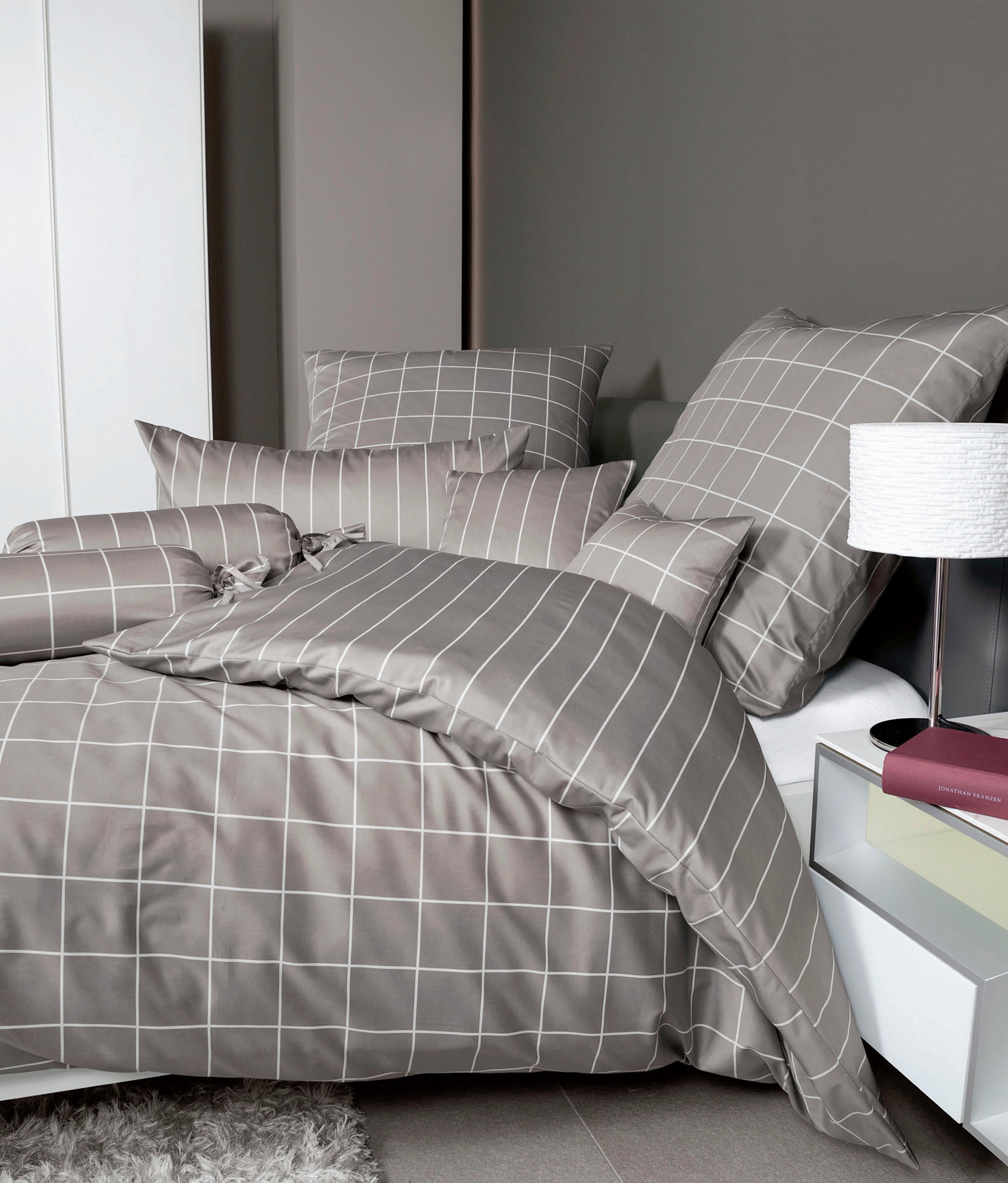 Janine Wendebettwäsche "modernclassic 39025" 2 Stk. tlg. mit Reißverschluss günstig online kaufen