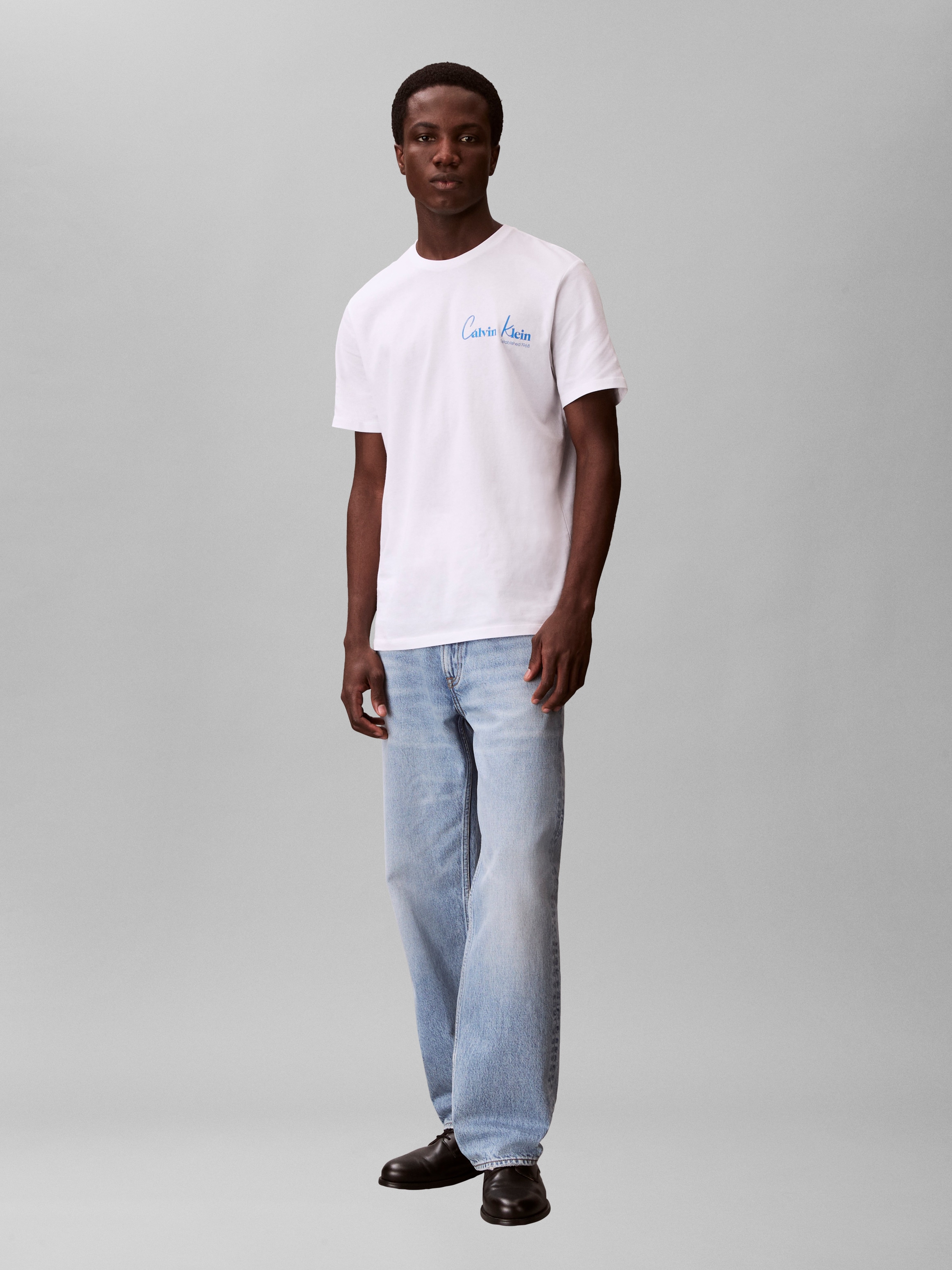 Calvin Klein T-Shirt »JEANS GRAPHICS« Regular fit mit Markenprint