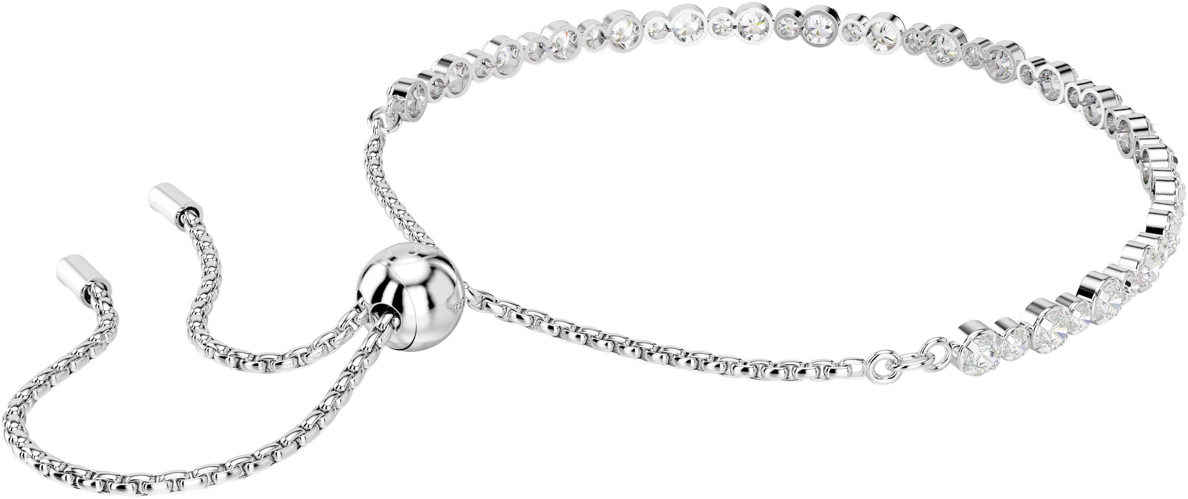 Swarovski Armband »Schmuck Geschenk Matrix Tennis Armkette, 5677813«, mit Swarovski® Kristall
