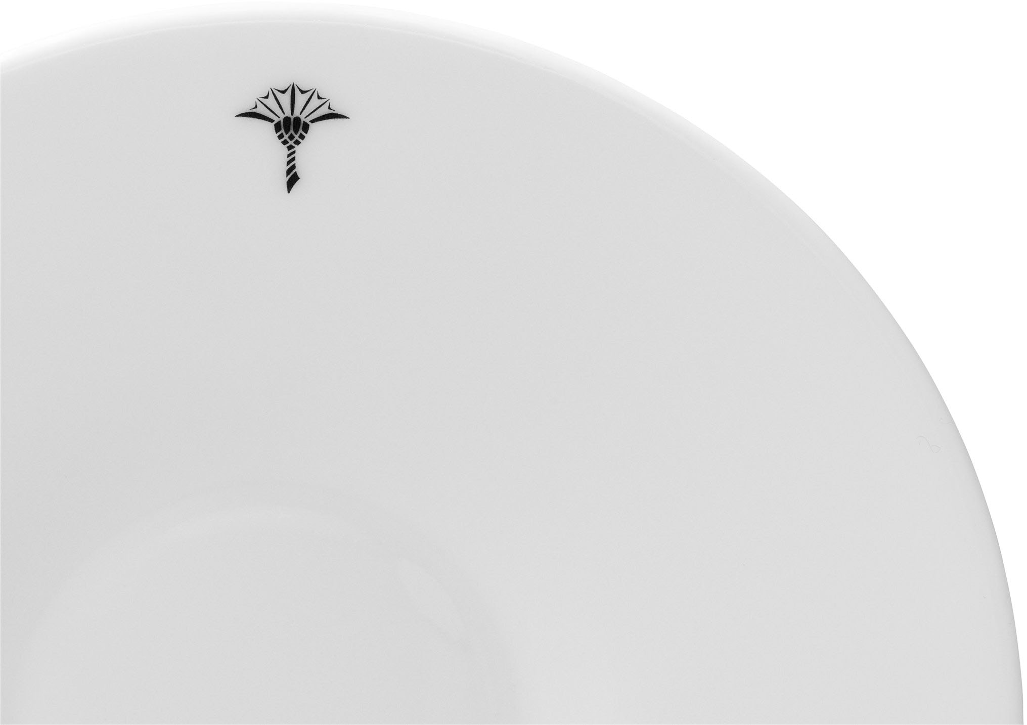 Joop! Untertasse »JOOP! SINGLE CORNFLOWER«, (Set, 2 St.), hochwertiges  Porzellan mit einzelner Kornblume als Dekor, Ø 15,5 cm | BAUR