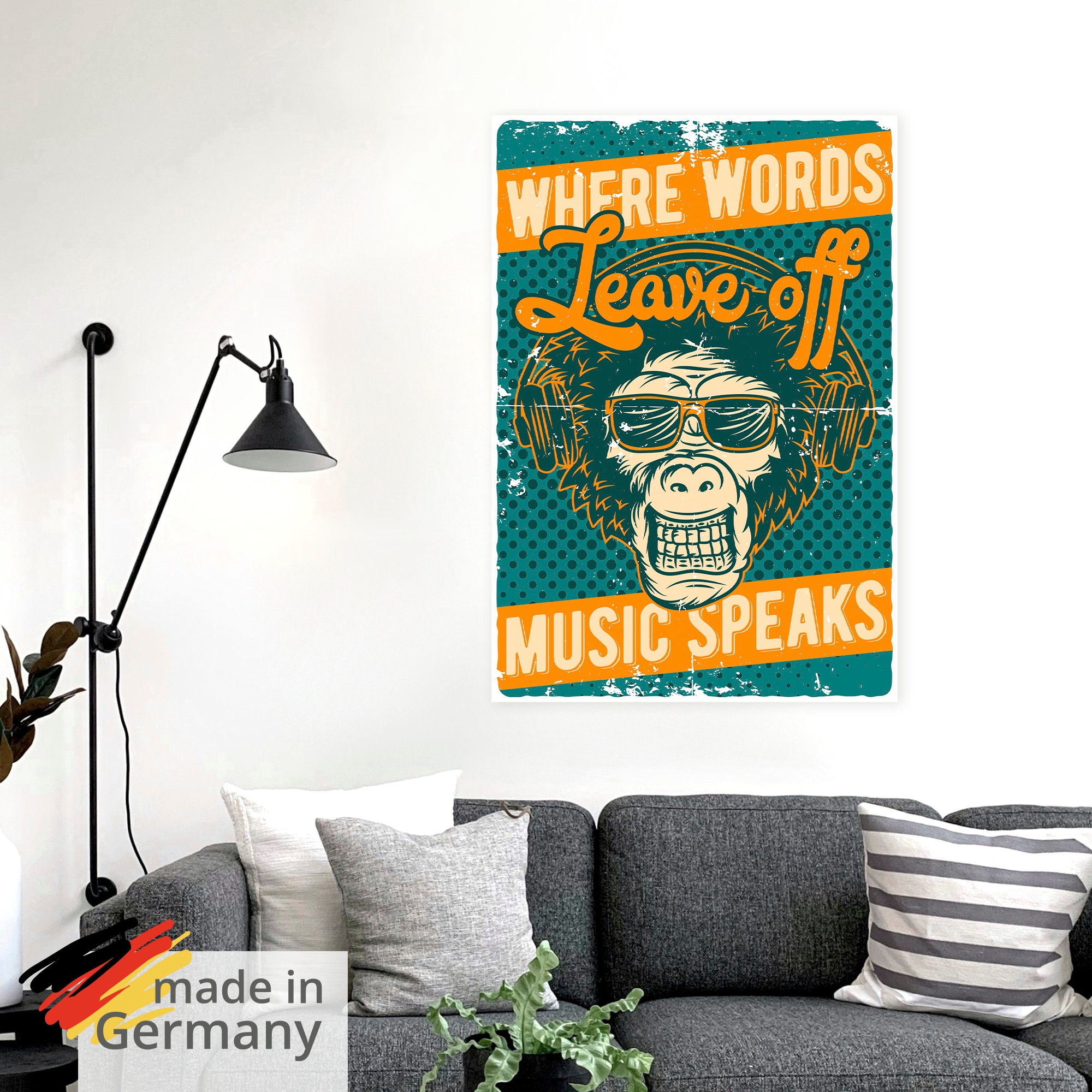 Artland Wandbild »Musik spricht« 1 Stk. tlg. als Alubild, Leinwandbild, Poster, Wandaufkleber in verschied. Größen