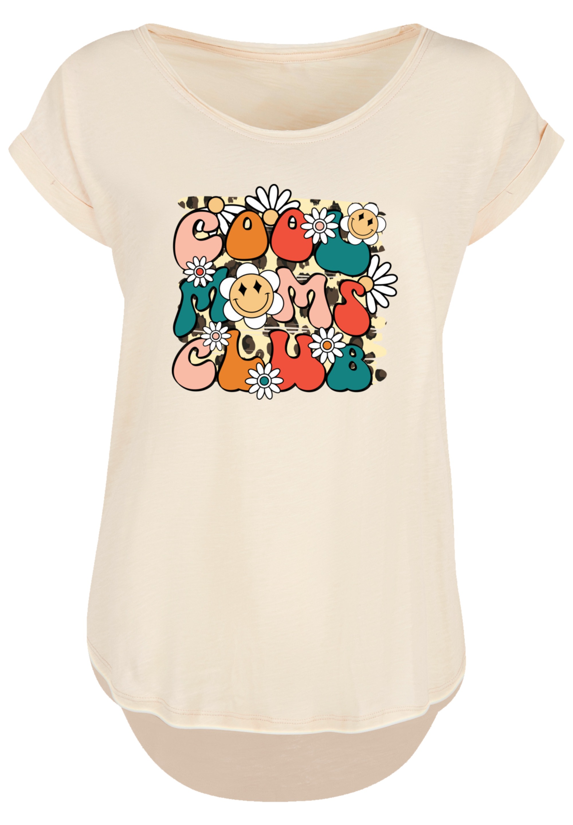 F4NT4STIC T-Shirt »Muttertag Cool Moms Club Retro Blumen«, Premium Qualität