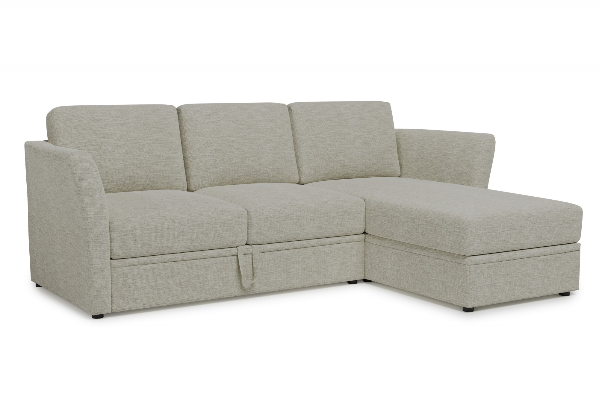 Home affaire Ecksofa »Lavars, L-Form, Schlafsofa«, mit Bettfunktion und Stauraum, in zwei verschiedenen Bezugsqualitäten