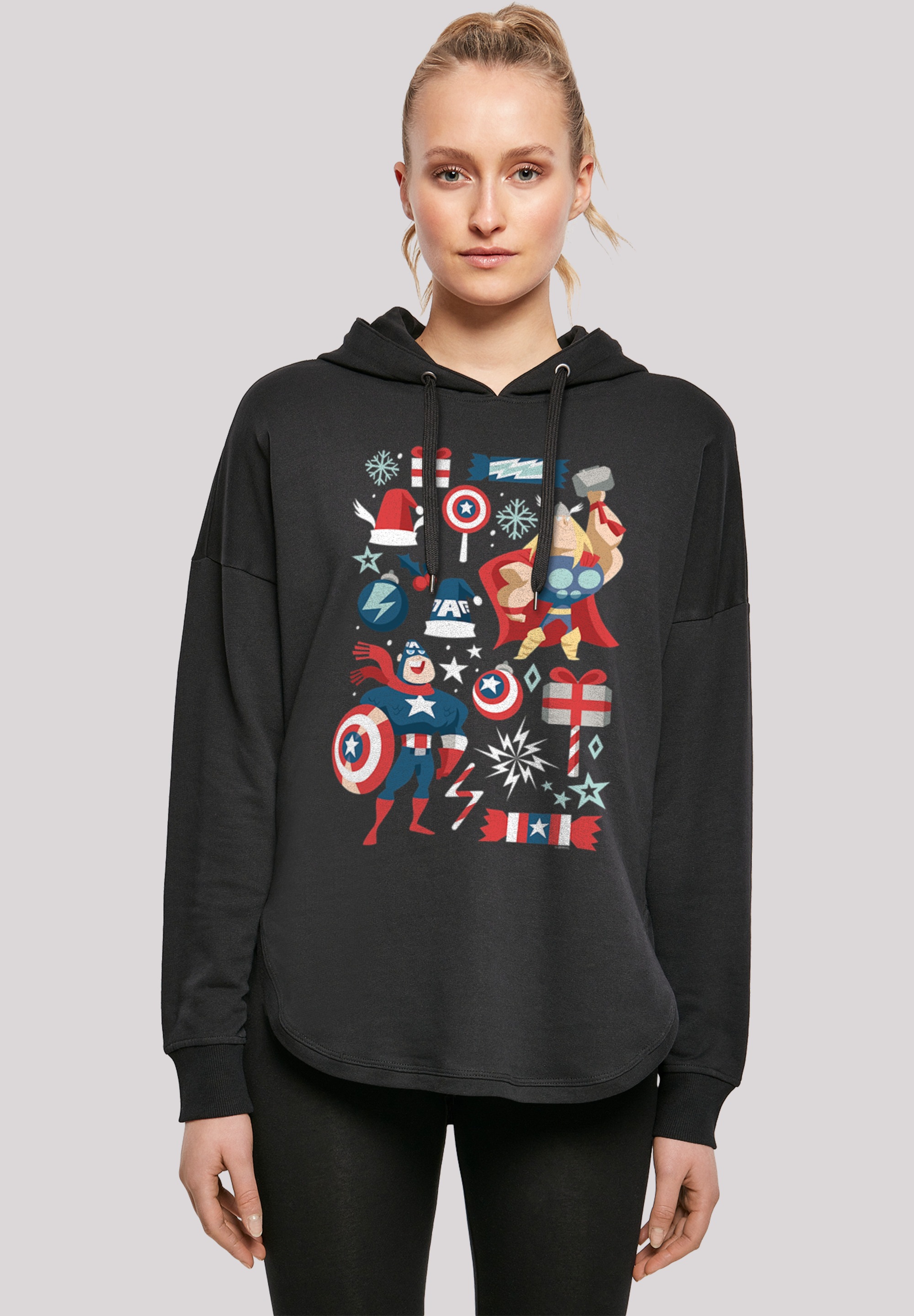 F4NT4STIC Kapuzenpullover »F4NT4STIC Damen«, (1 tlg.)