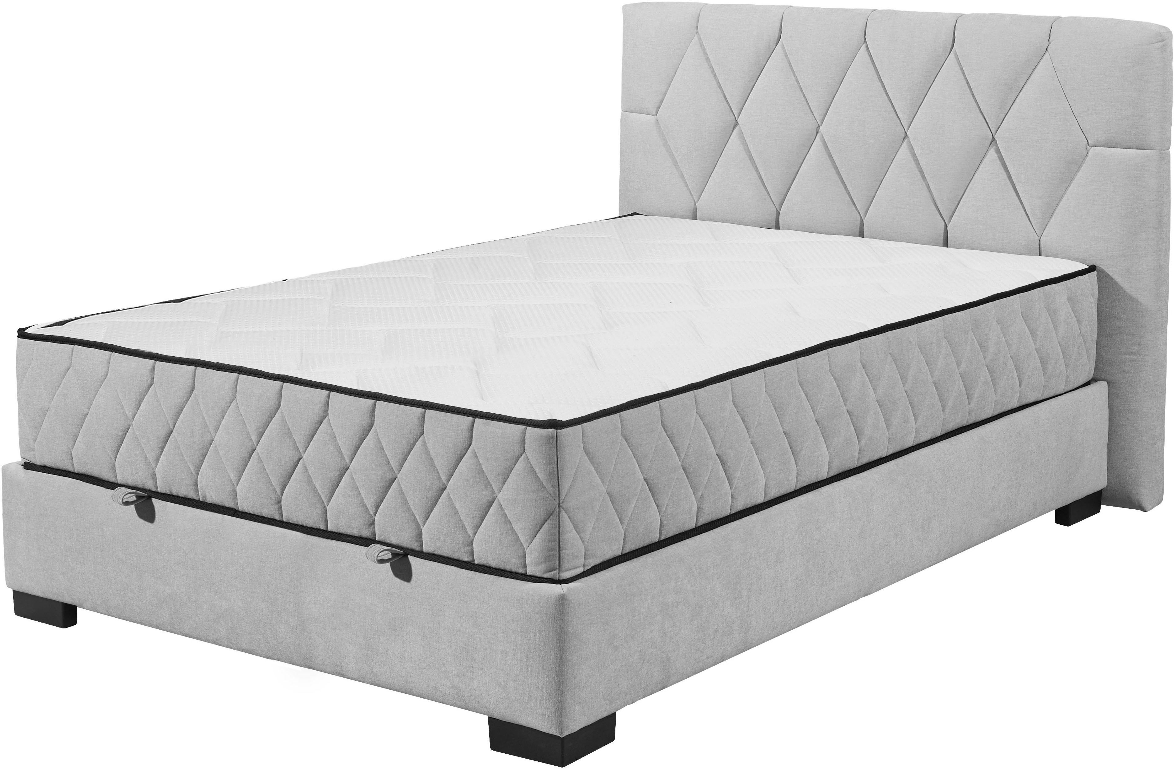 ED EXCITING DESIGN Boxbett "Nagol" mit Bettkasten, mit Wendematratze, erhältlich in verschiedenen Breiten