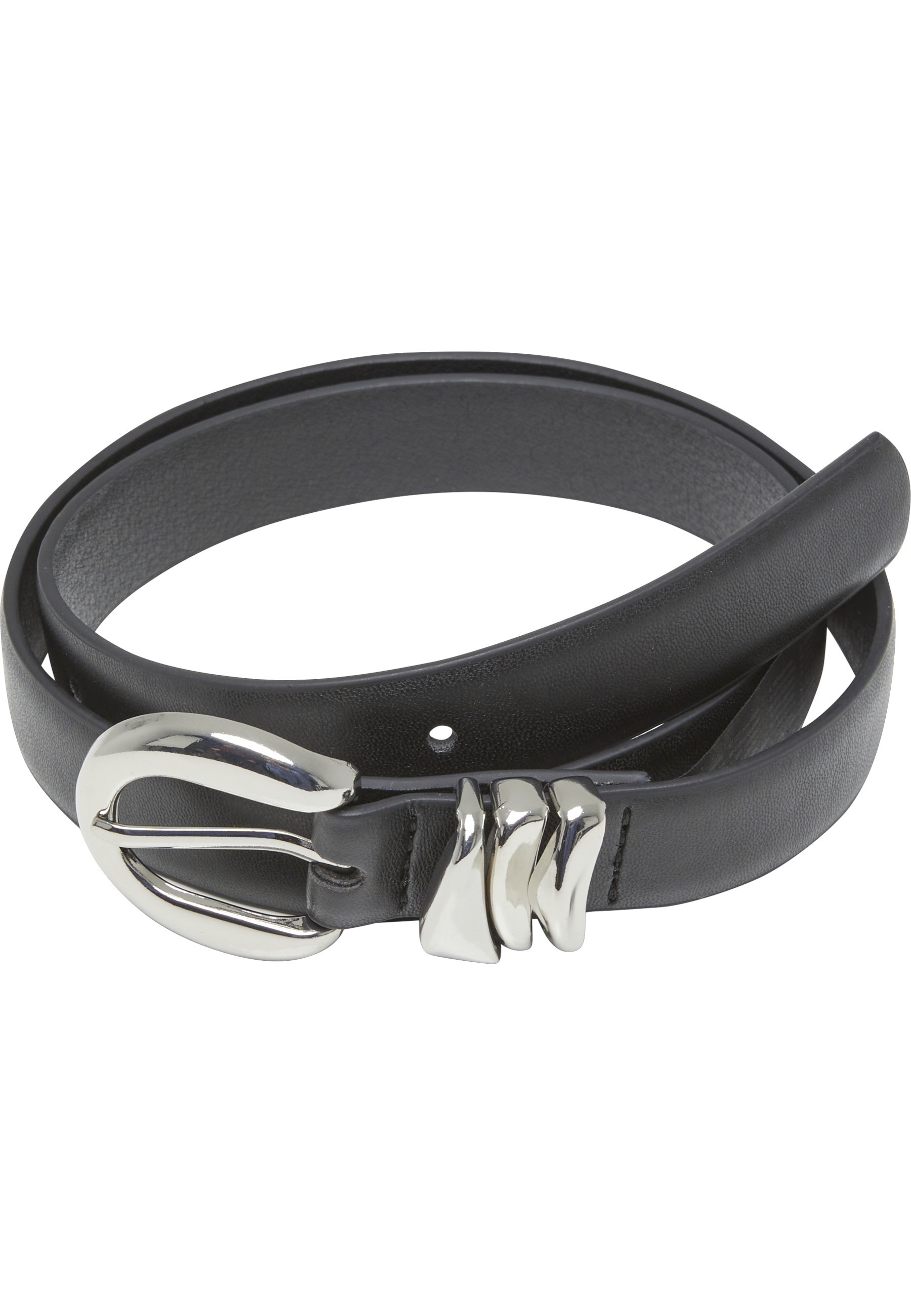 URBAN CLASSICS Synthetikgürtel »Urban Classics Chunky Multiple Loop Synthetic Leather Belt«