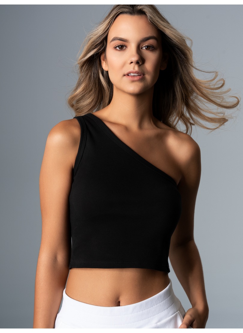 Trigema T-Shirt "TRIGEMA Modisches One-Shoulder-Top" 1 Stk. tlg. günstig online kaufen