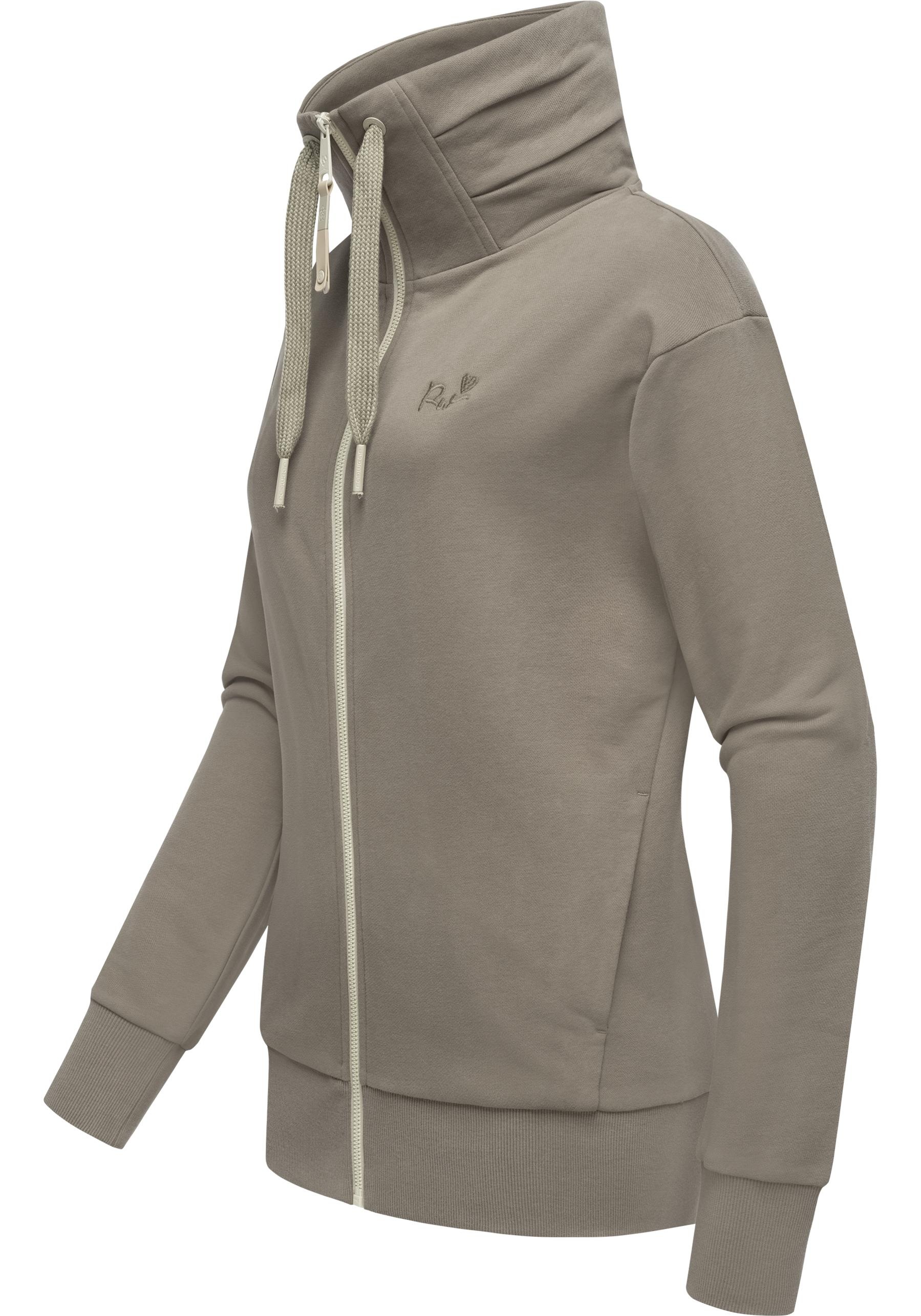 Ragwear Sweatjacke »Shocky«, sportliche Damen Zip-Hoodie mit Kordeln