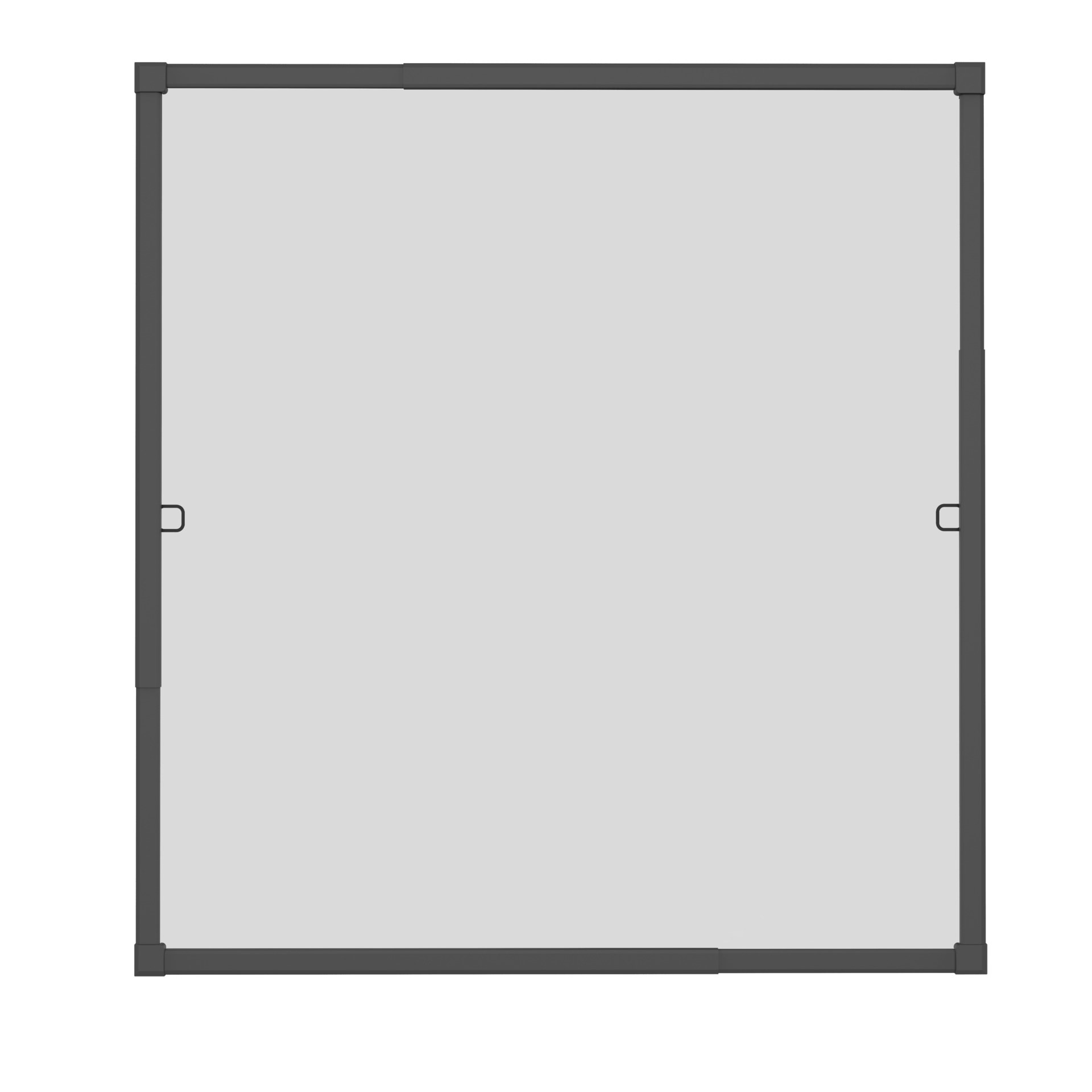 Windhager Insektenschutz-Fensterrahmen "Click & Protect mit Alurahmen, Spannrahmen Fenster teleskopierbar" Fliegengitter in weiß, anthrazit erhältlich, 130x140cm, ohne bohren