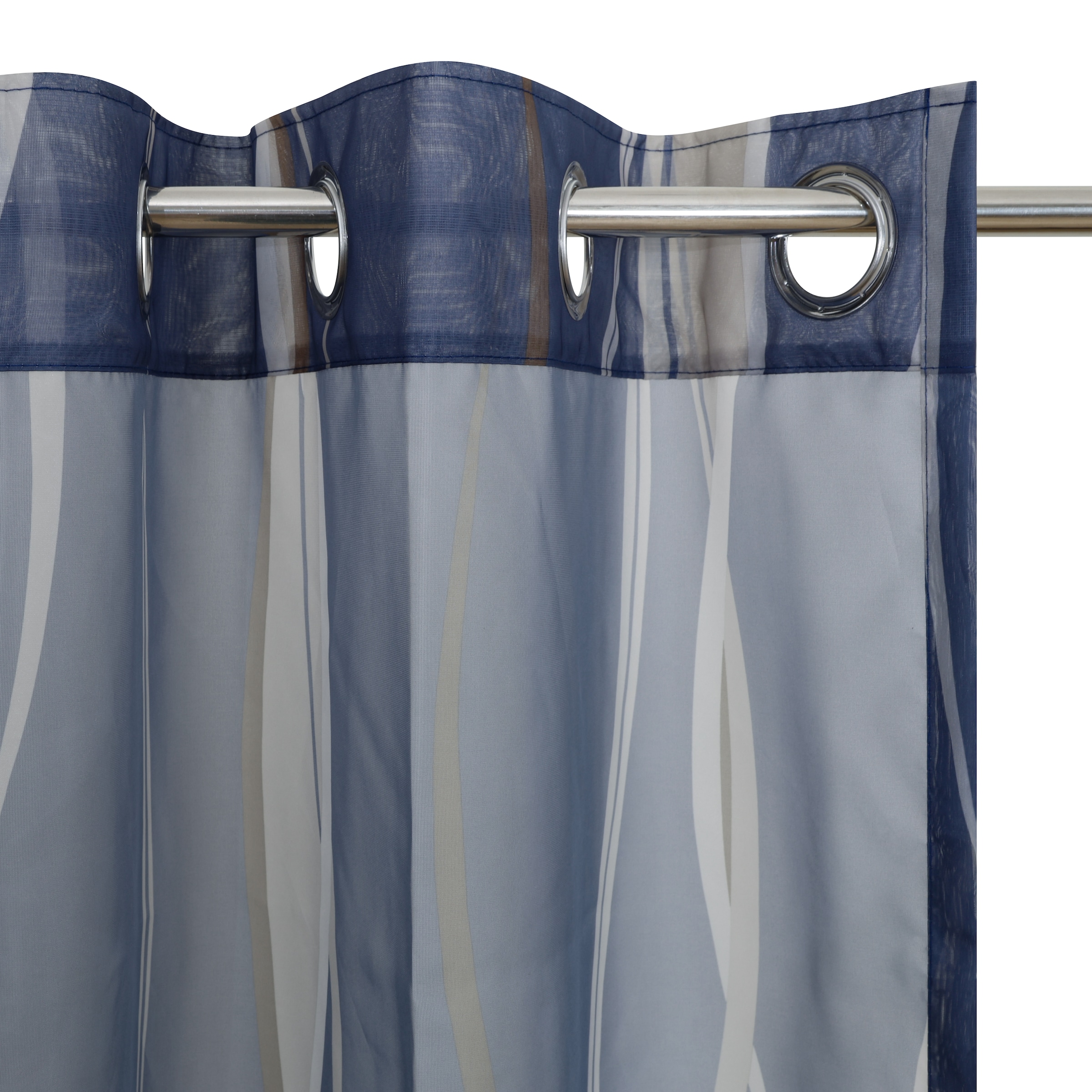 OTTO home Gardine »Dimona, Ösen, transparent, 2er-Set« Ösen 2 Stk. tlg. 2er-Set, transparent, Voile, Polyester