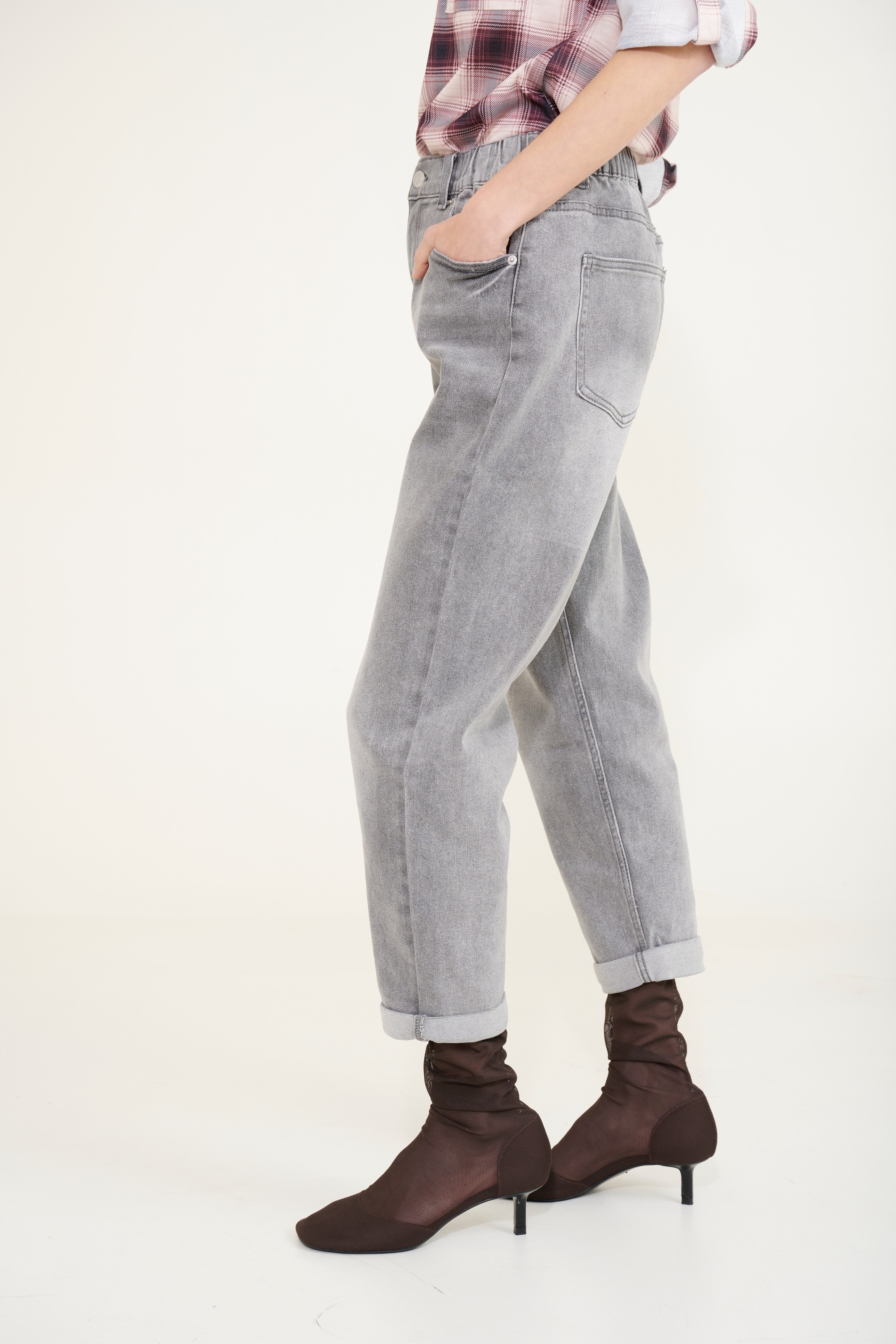 HaILY’S High-waist-Jeans »LG HW C JN Mirell«, mit Gummizug am Bund