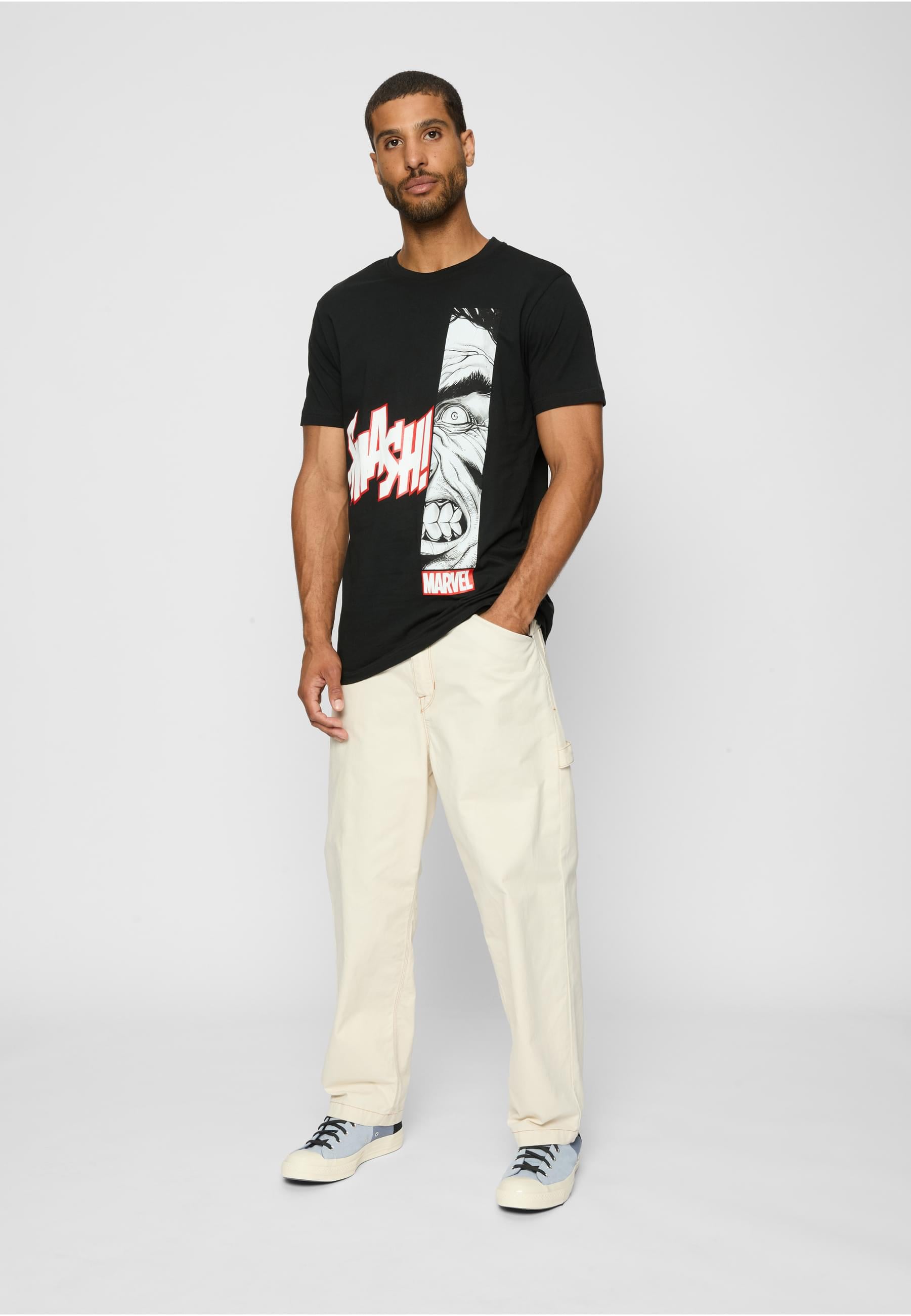 Merchcode T-Shirt »Merchcode Angry Hulk Tee«, (1 tlg.)