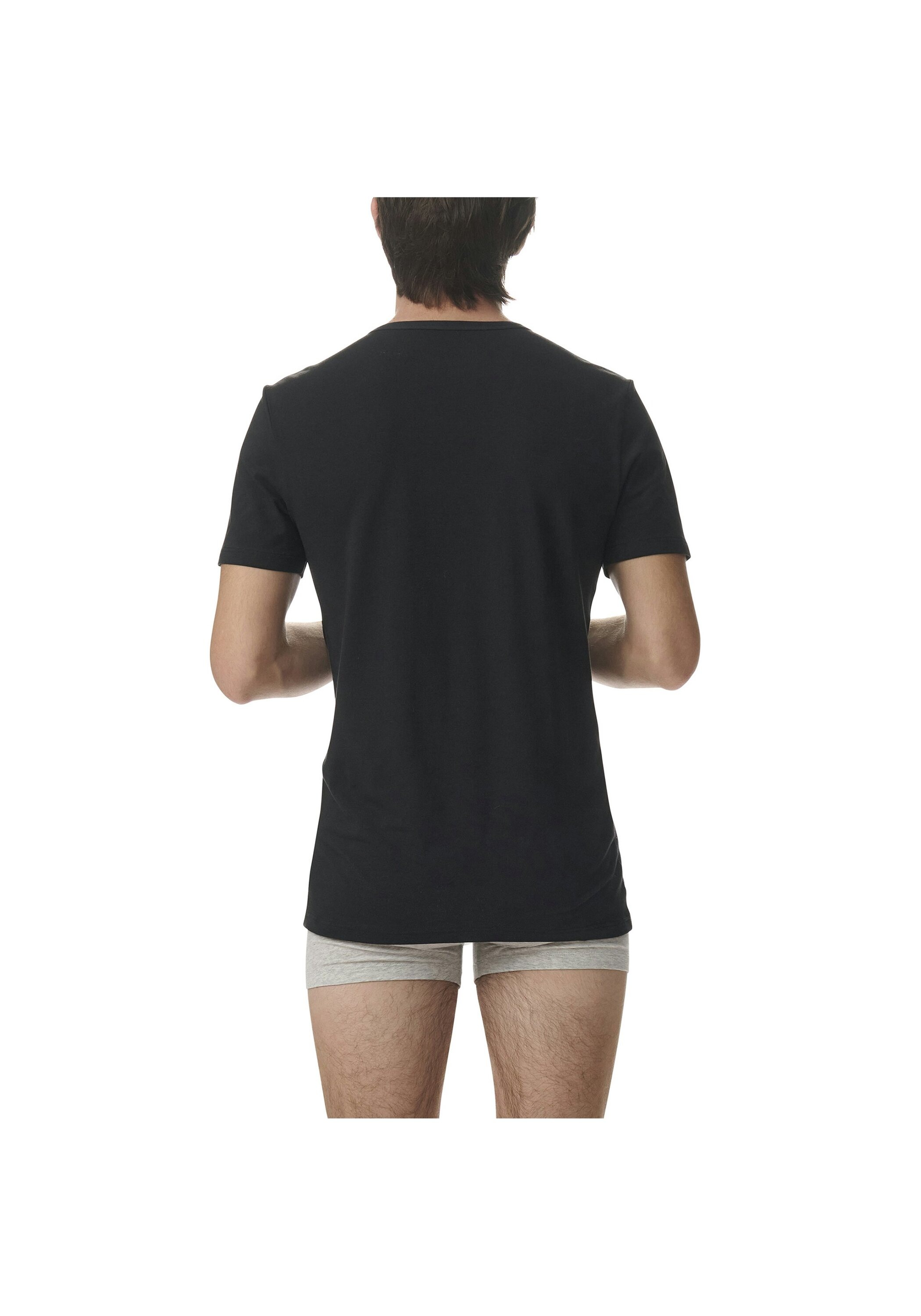 T-Shirt ADIDAS ORIGINALS "T-Shirt Crew Neck Shirt Active Flex Cotton 4P 4er Pack", Herren, Gr. M, schwarz, Obermaterial: 95% Baumwolle CO. 5% Elasthan EL., Shirts T-Shirt 2