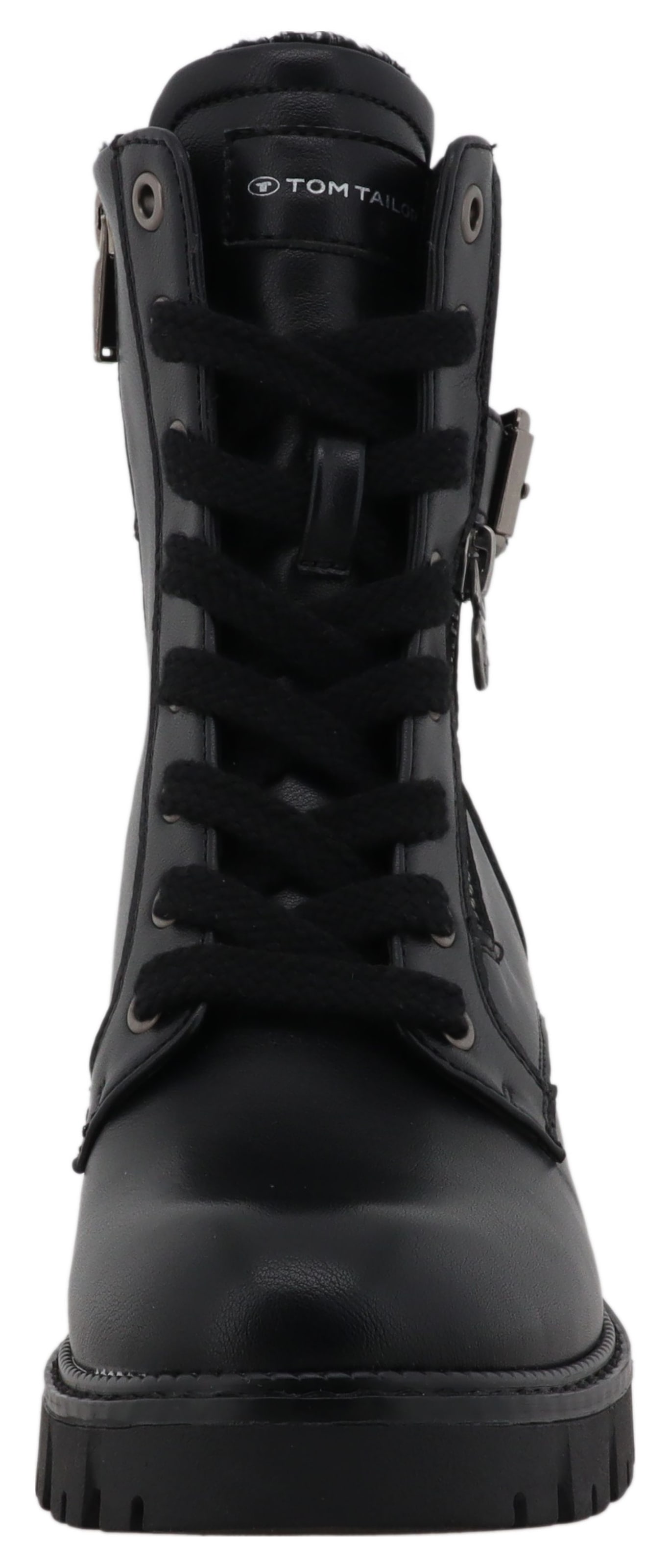 TOM TAILOR Winterstiefelette  Workerboots, Plateaustiefelette mit Blockabsatz