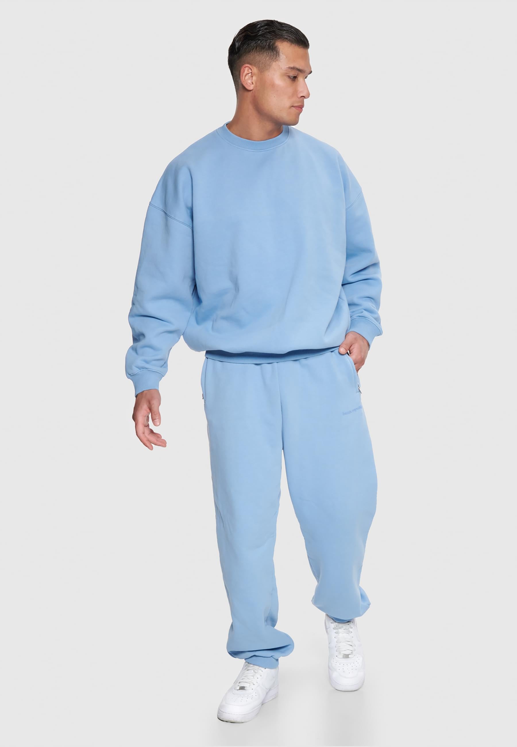 Dropsize Jogginghose »Dropsize Herren Bazix Republiq Super Heavy Blank Jogger«