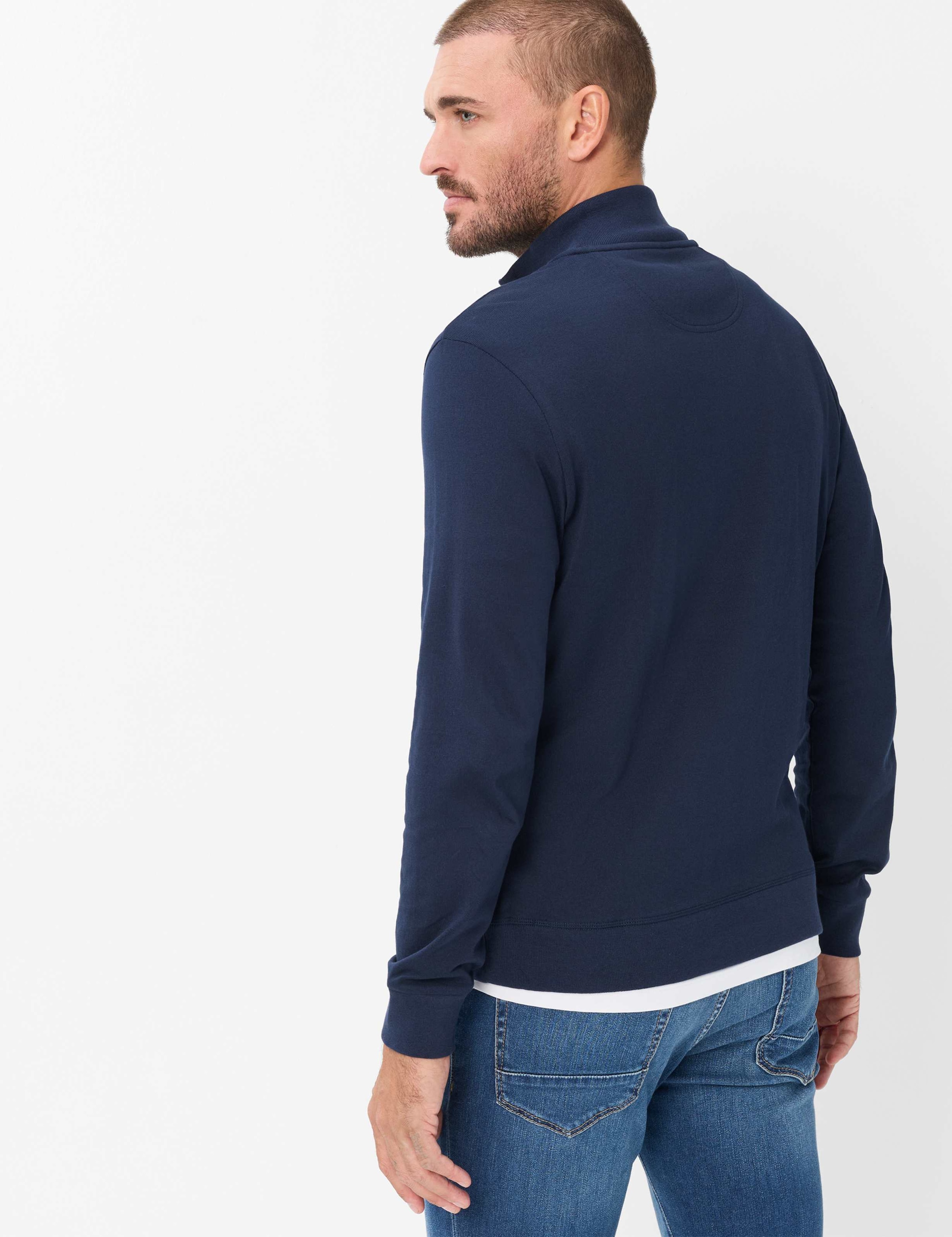 Brax Langarm-Poloshirt »Style PEO« Jersey: Langarmshirt aus reiner Baumwolle