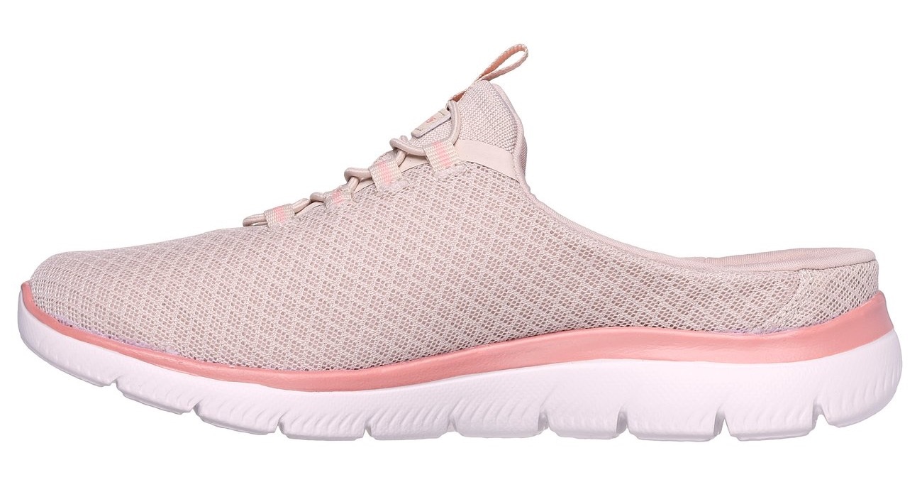 Skechers Sabot »SUMMITS SWIFT STEP«, Sommerschuh, Schlappen, Schlupfschuh in veganer Verarbeitung