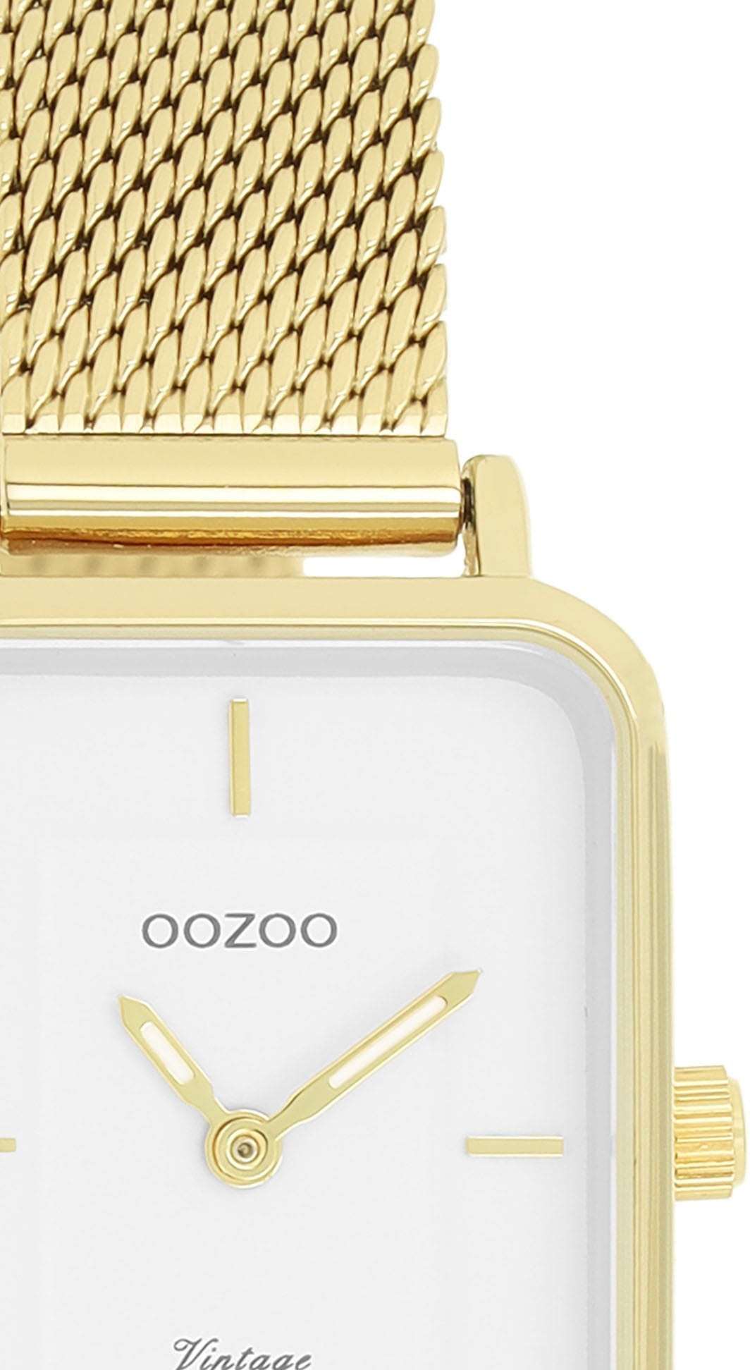 OOZOO Quarzuhr, Armbanduhr, Damenuhr, Edelstahlarmband, analog