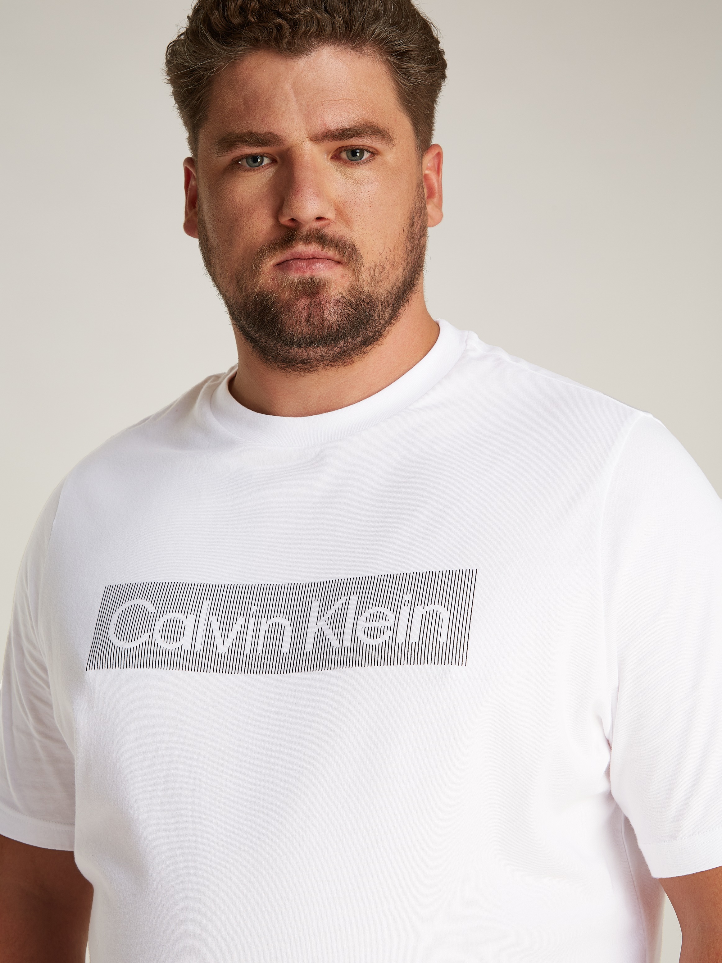 Calvin Klein Big&Tall T-Shirt "BT BOX STRIPED LOGO T-SHIRT", in Großen Größ günstig online kaufen