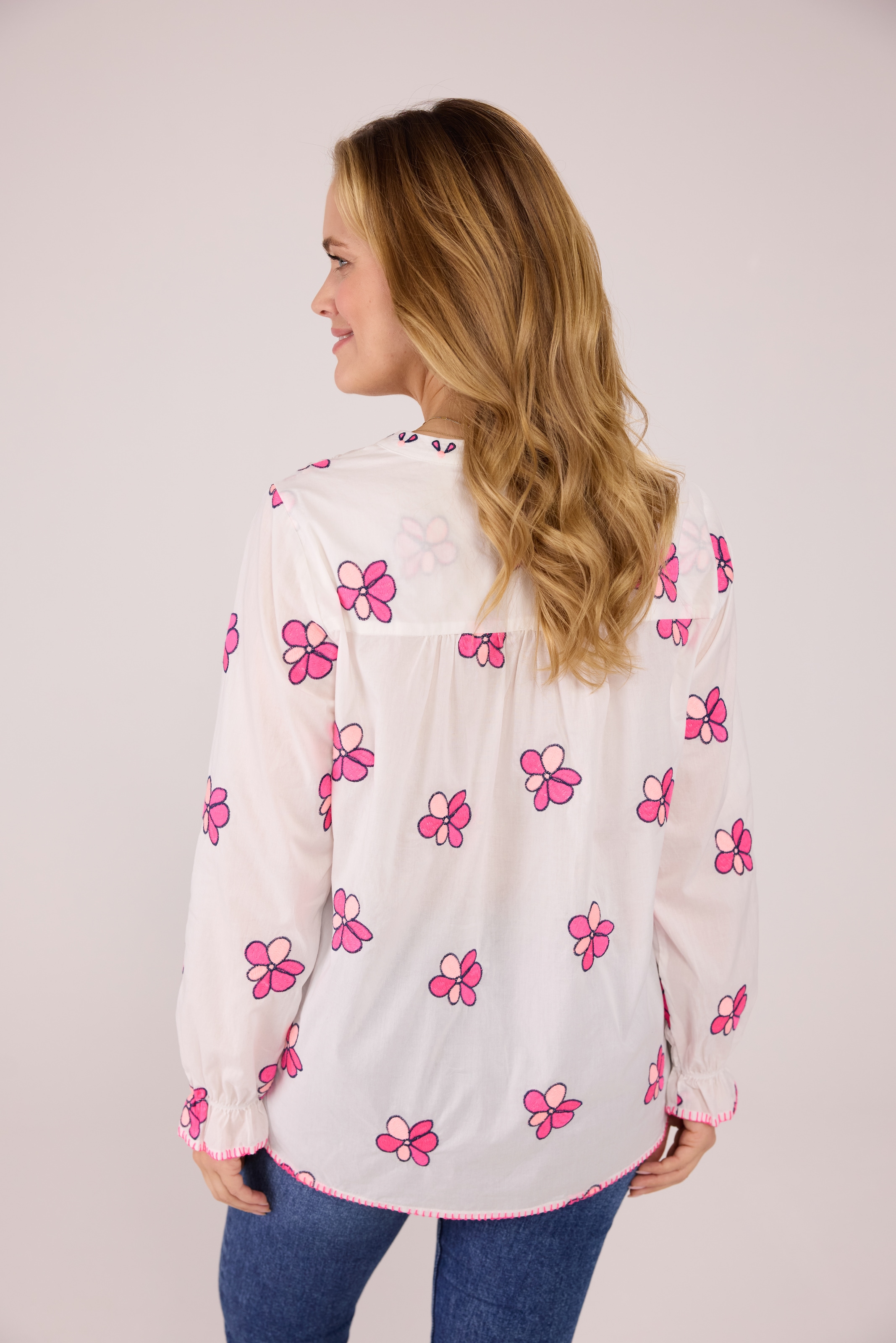 Lieblingsstück Schlupfbluse »RianaL«, mit blumigem allover Print