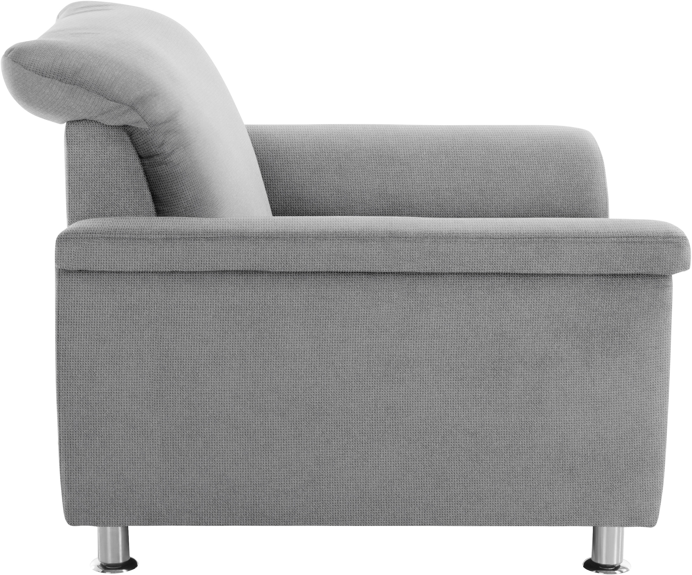 DOMO collection Sessel »Franzi«, wahlweise mit Kopfteilverstellung