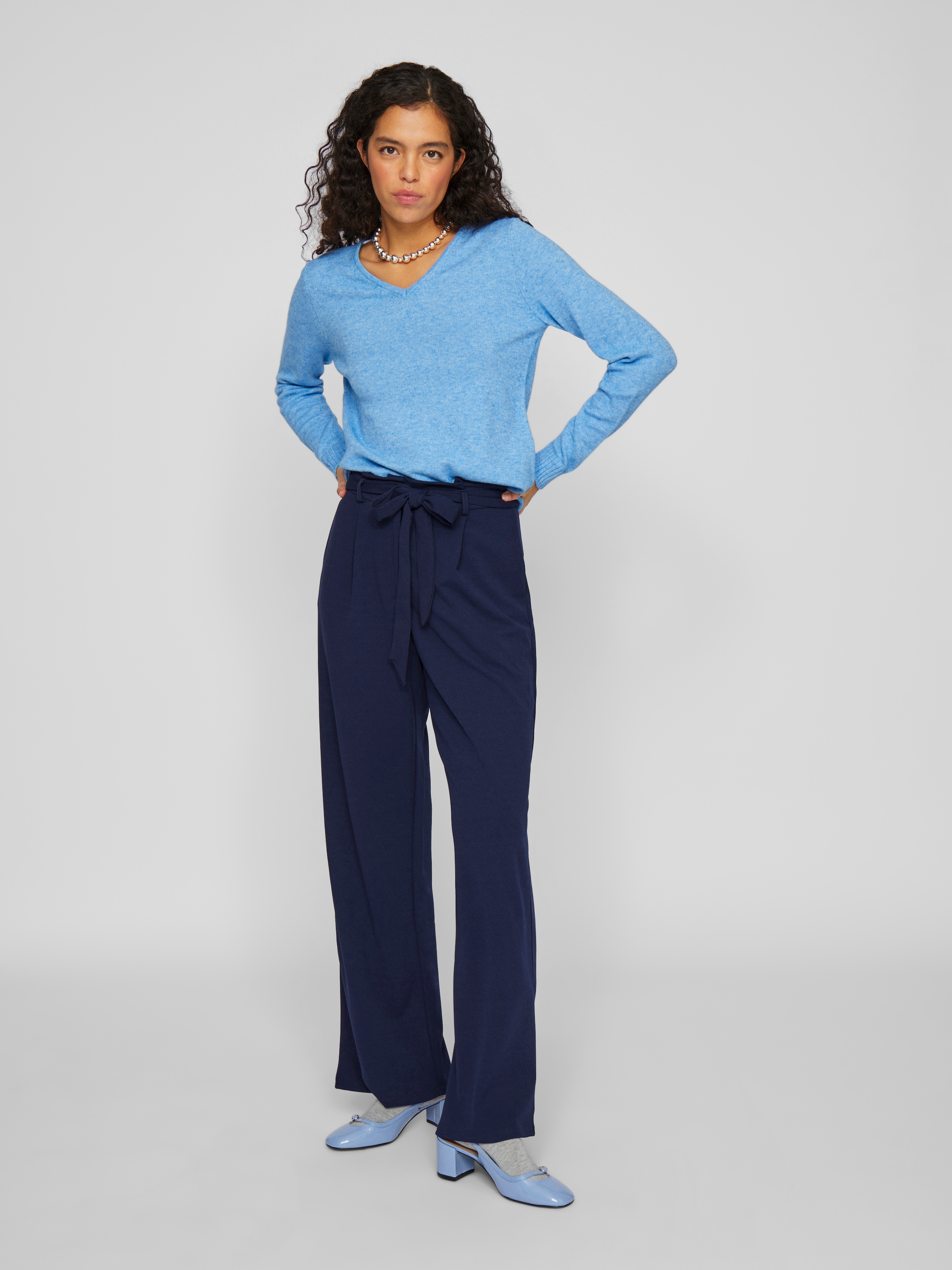 Vila V-Ausschnitt-Pullover »VIRIL V-NECK L/S KNIT TOP - NOOS«