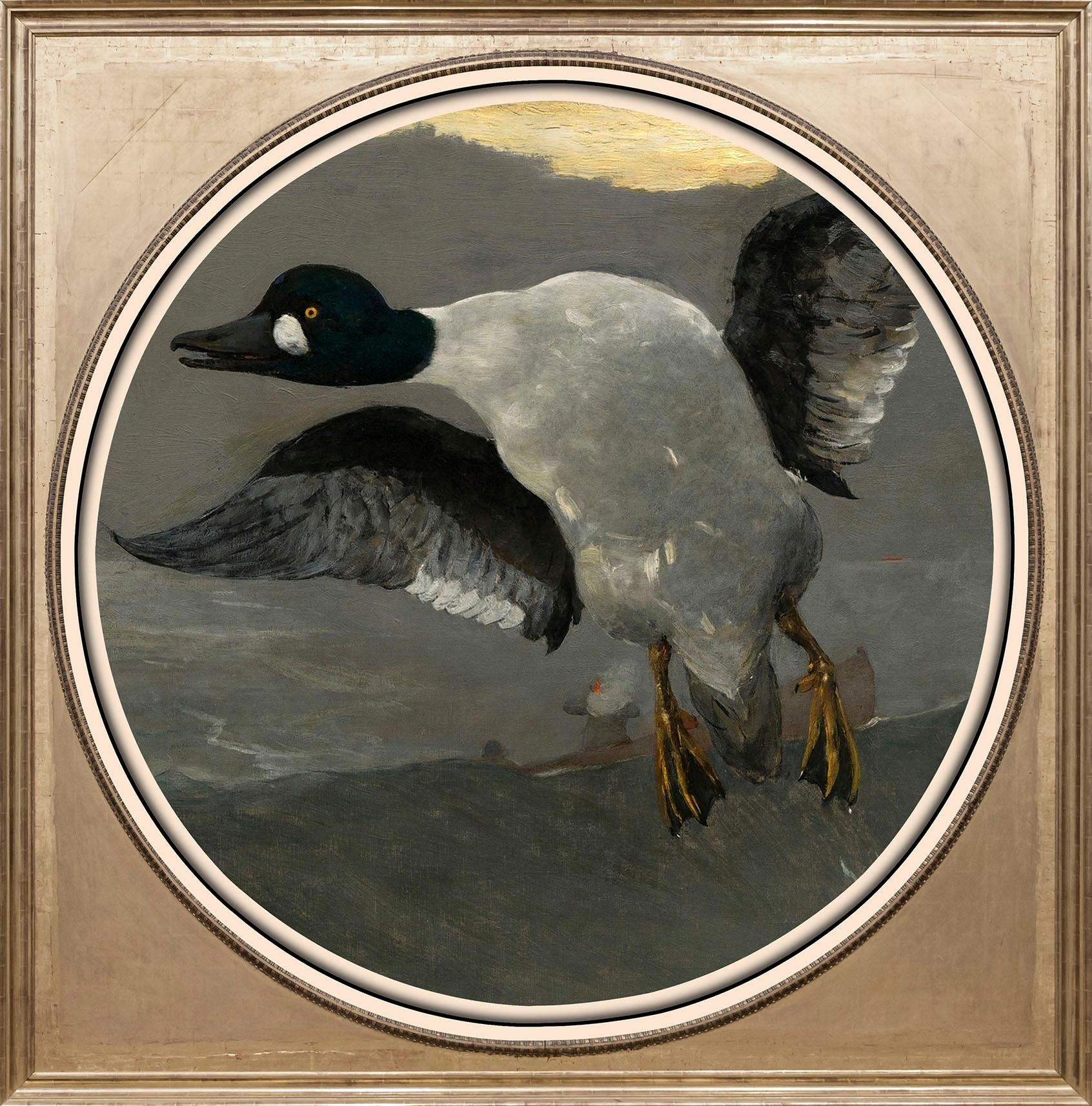 queence Acrylglasbild "Gans", Kunst-Vögel-Vogelbilder-Ente-Enten-Gemälde, F günstig online kaufen