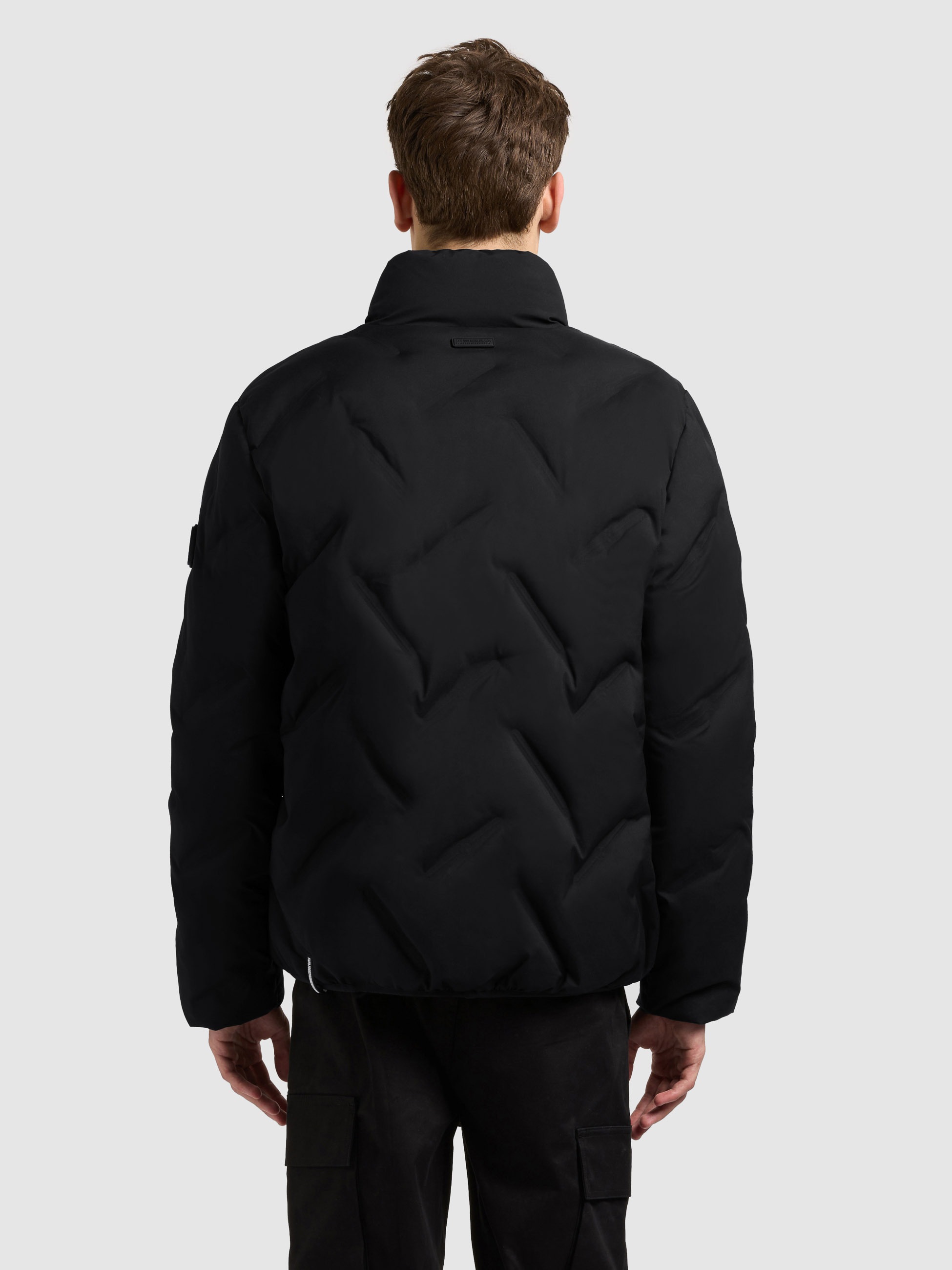 KHUJO Clover Quilted Jacket Black Size L 3