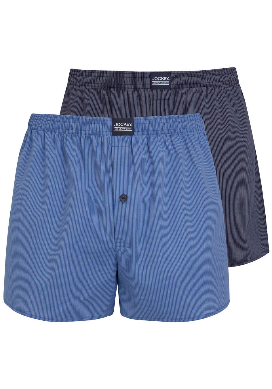 Jockey Webboxer "Everyday Striped", (2er Pack), mit Marken Weblabel am Bund günstig online kaufen