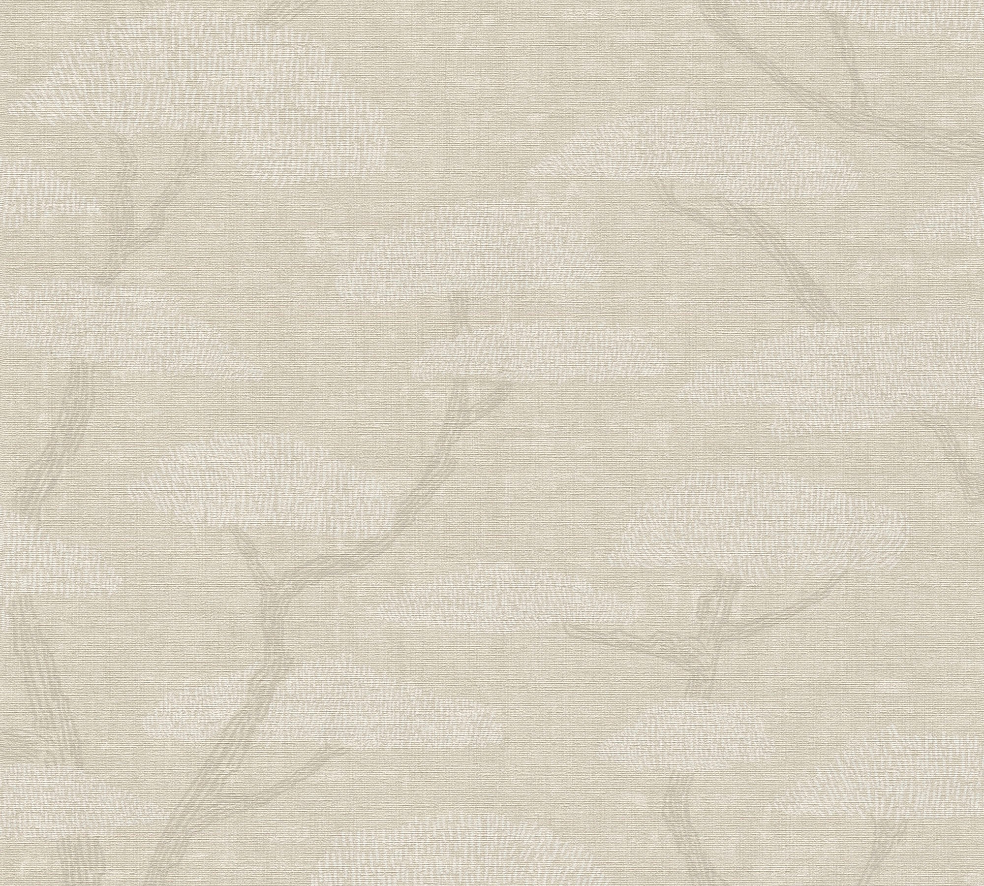 A.S. Création Vliestapete »Nara Bonsai« gemustert | matt | neutral leicht strukturiert Bonsai Asiatisch Baumkronen Tapeten Wohnzimmer Schlafzimmer Küche Flur