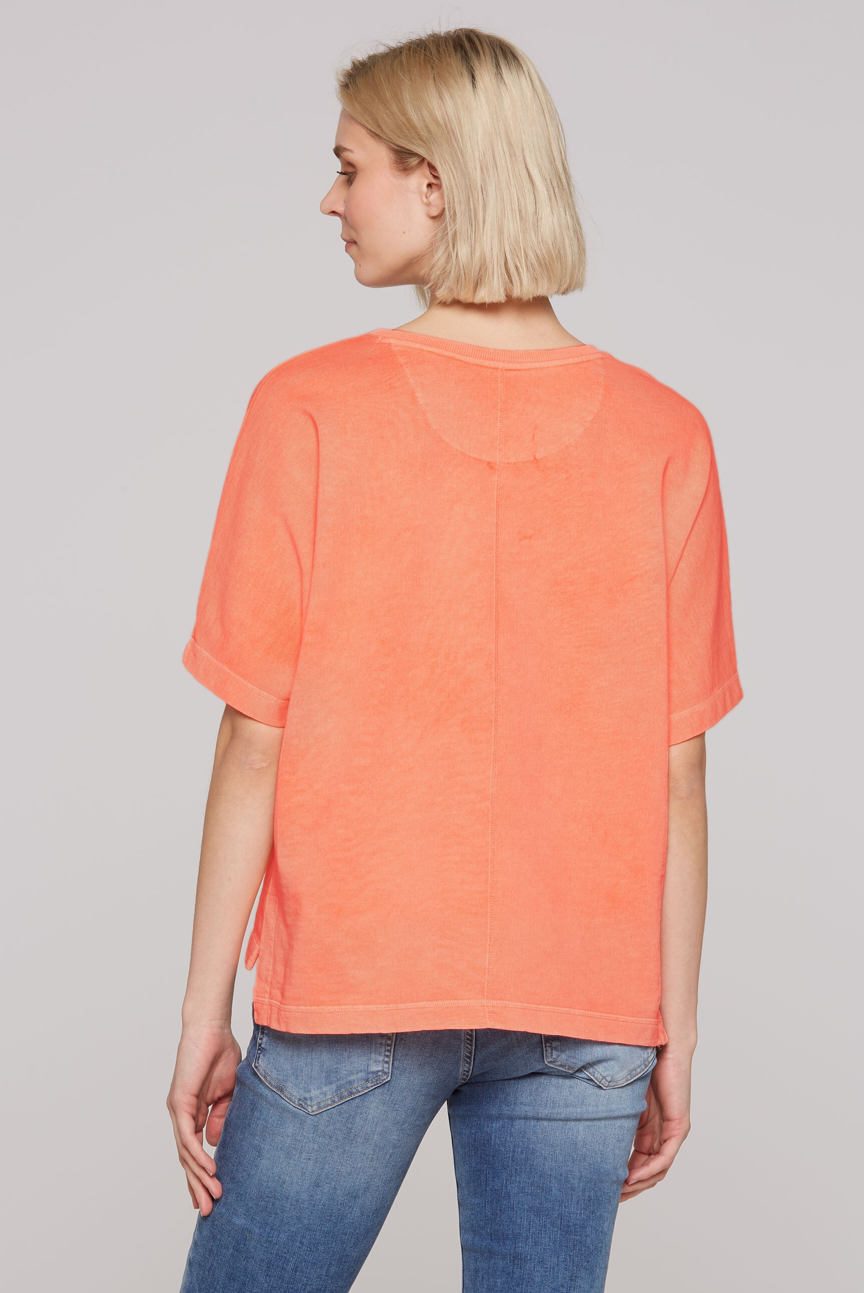 SOCCX Sweater, mit Seitenschlitze