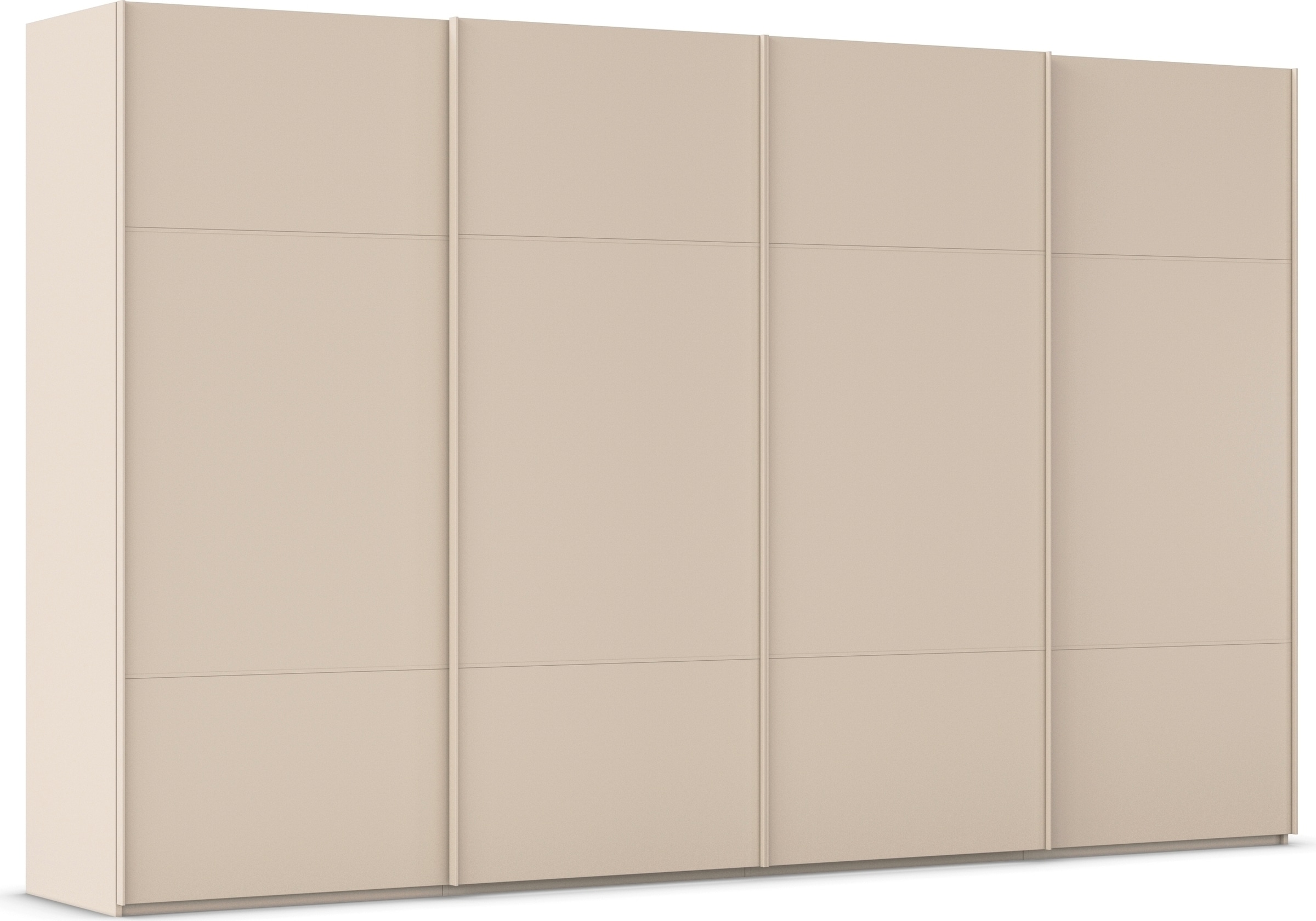 rauch 1100000002199 "Kleiderschrank Schrank Garderobe Schlafzimmerschrank SCALE-TRIO" edle dreigeteilte Front, 2 Zierleisten in Griff-Farbe MADE IN GERMANY