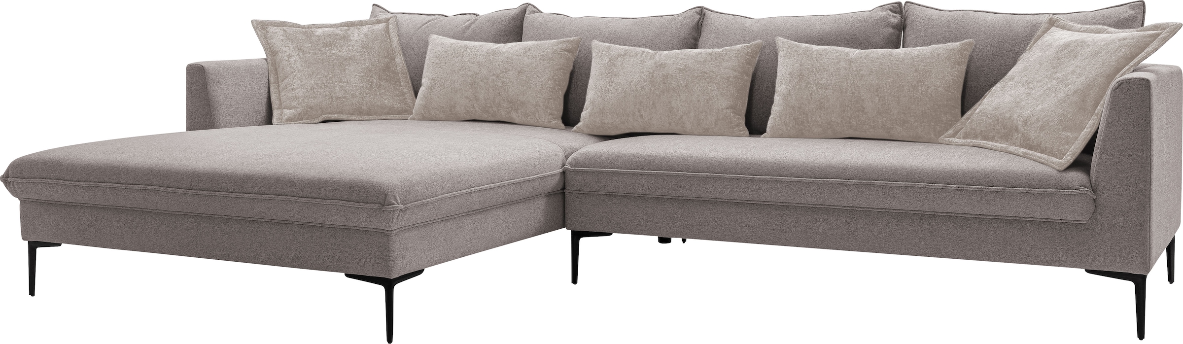 Exxpo - sofa fashion Kampinė sofa »Piazza elegant ir edel Designsofa su puikus Sitzkomfort« (2 St.) didelis fotelis Ecke in aukšta kokybė Verarbeitung Stellmaße 321x187cm