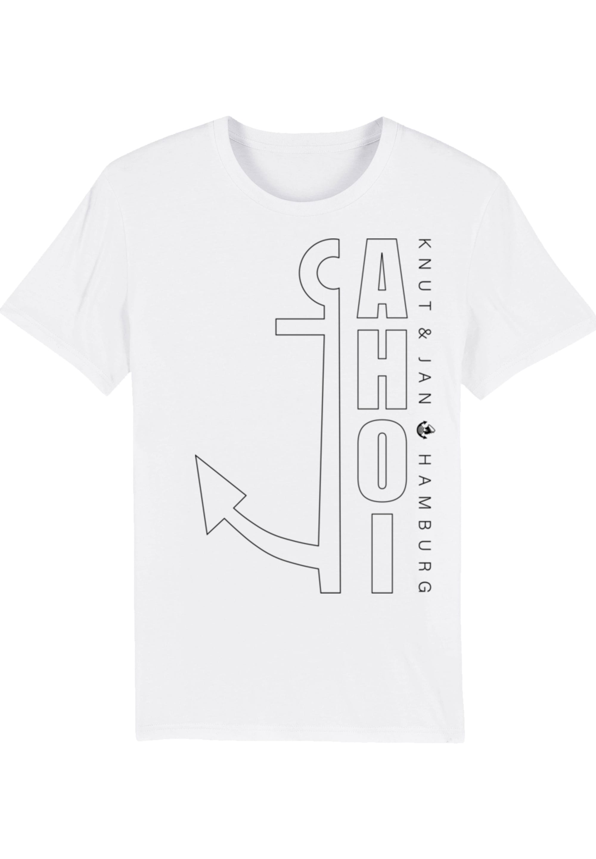 T-Shirt »Ahoi Anker Outlines«, Print