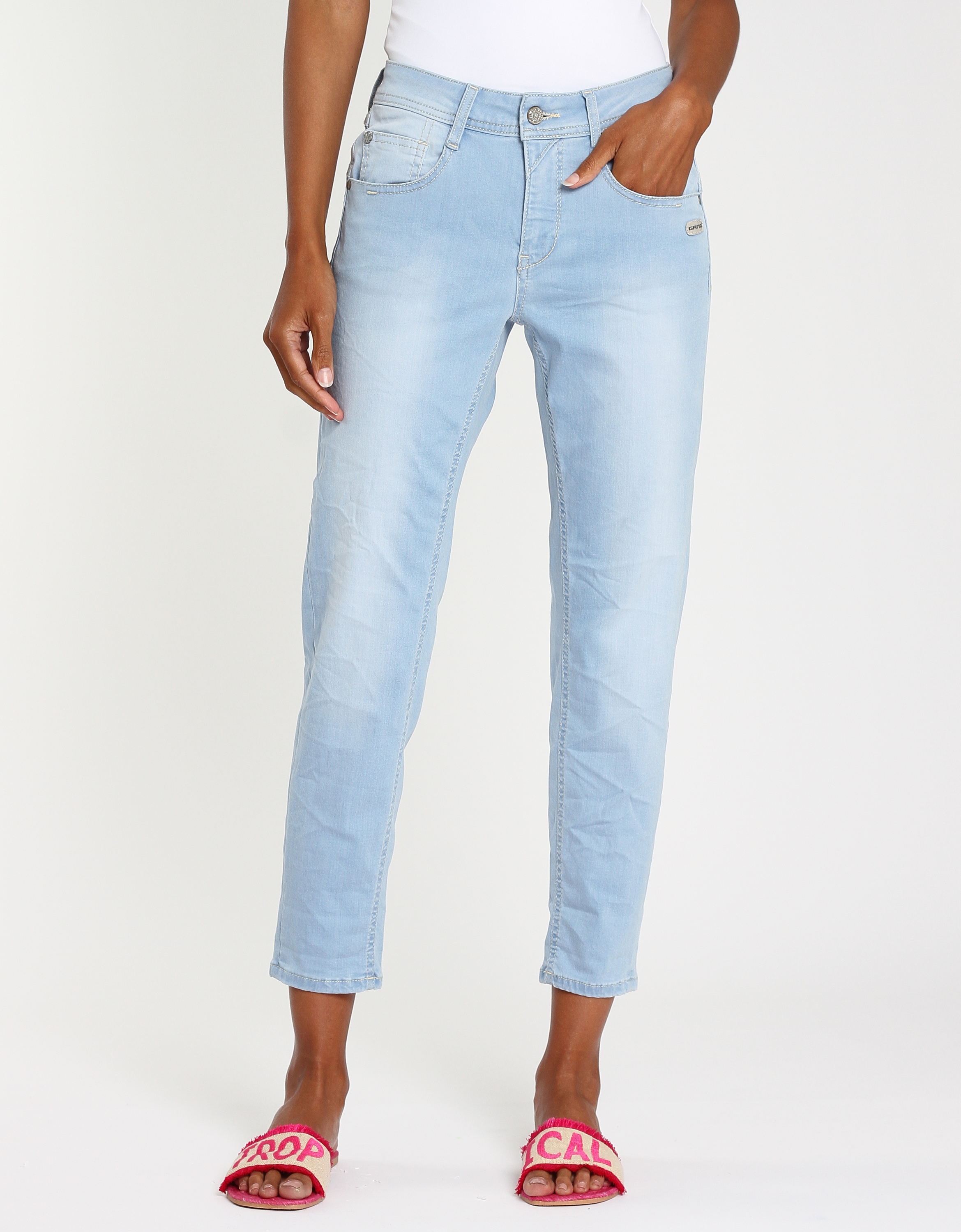 GANG Relax-fit-Jeans »GANG Jeans Relaxed Fit 94AMELIE CROPPED«
