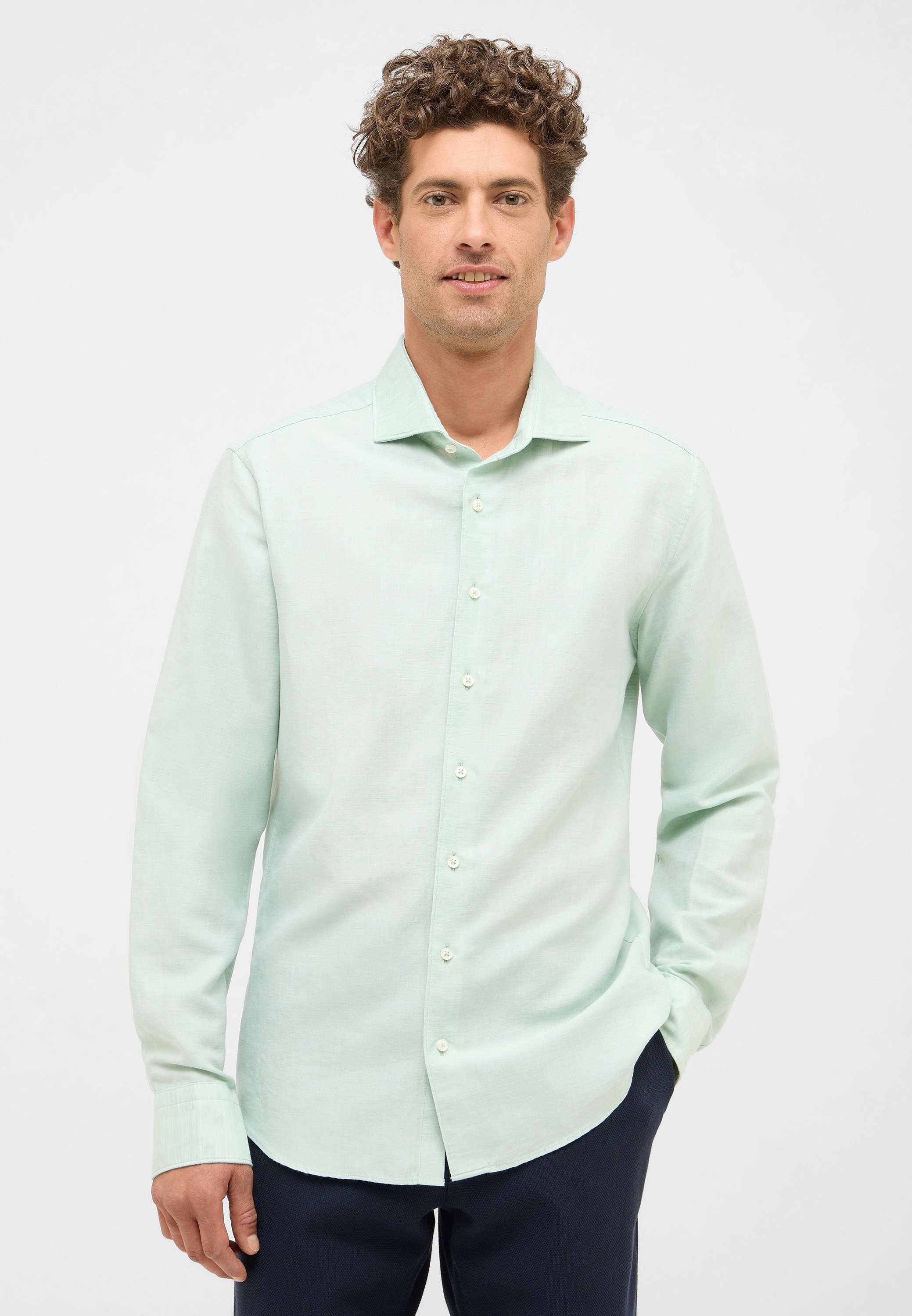 Eterna Langarmhemd "SLIM FIT", EASY IRON (bügelleicht) günstig online kaufen