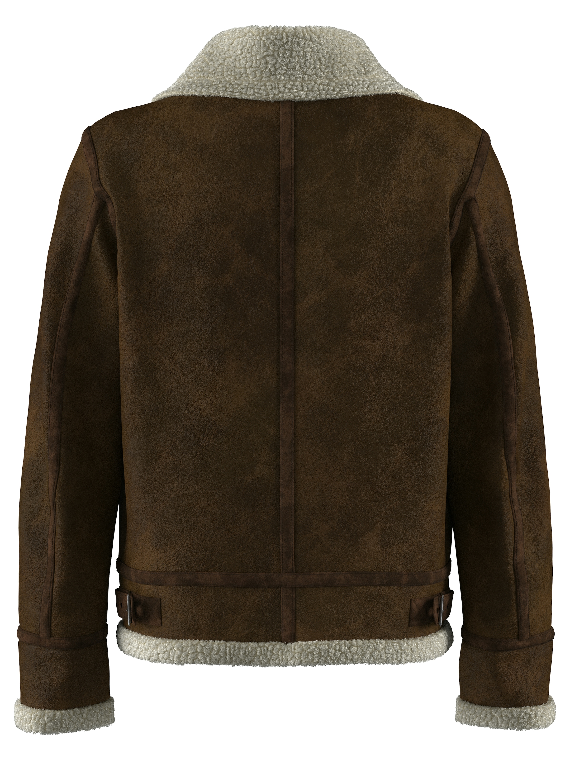 Joop Jeans Lederimitatjacke »Sawyer«, ohne Kapuze, Mit Rundhalsausschnitt